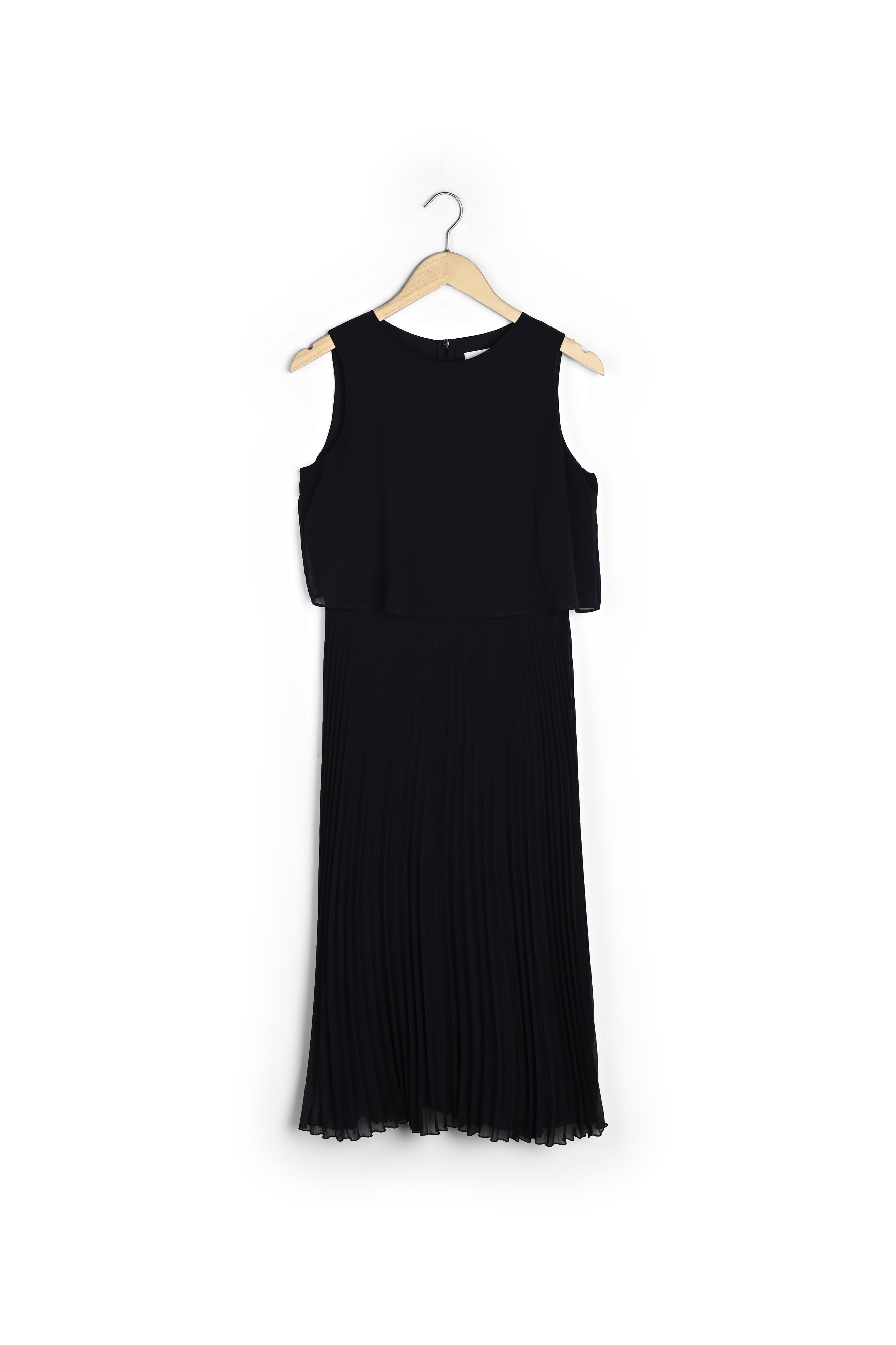 Robe plissée noire Ornella Faume - seconde main