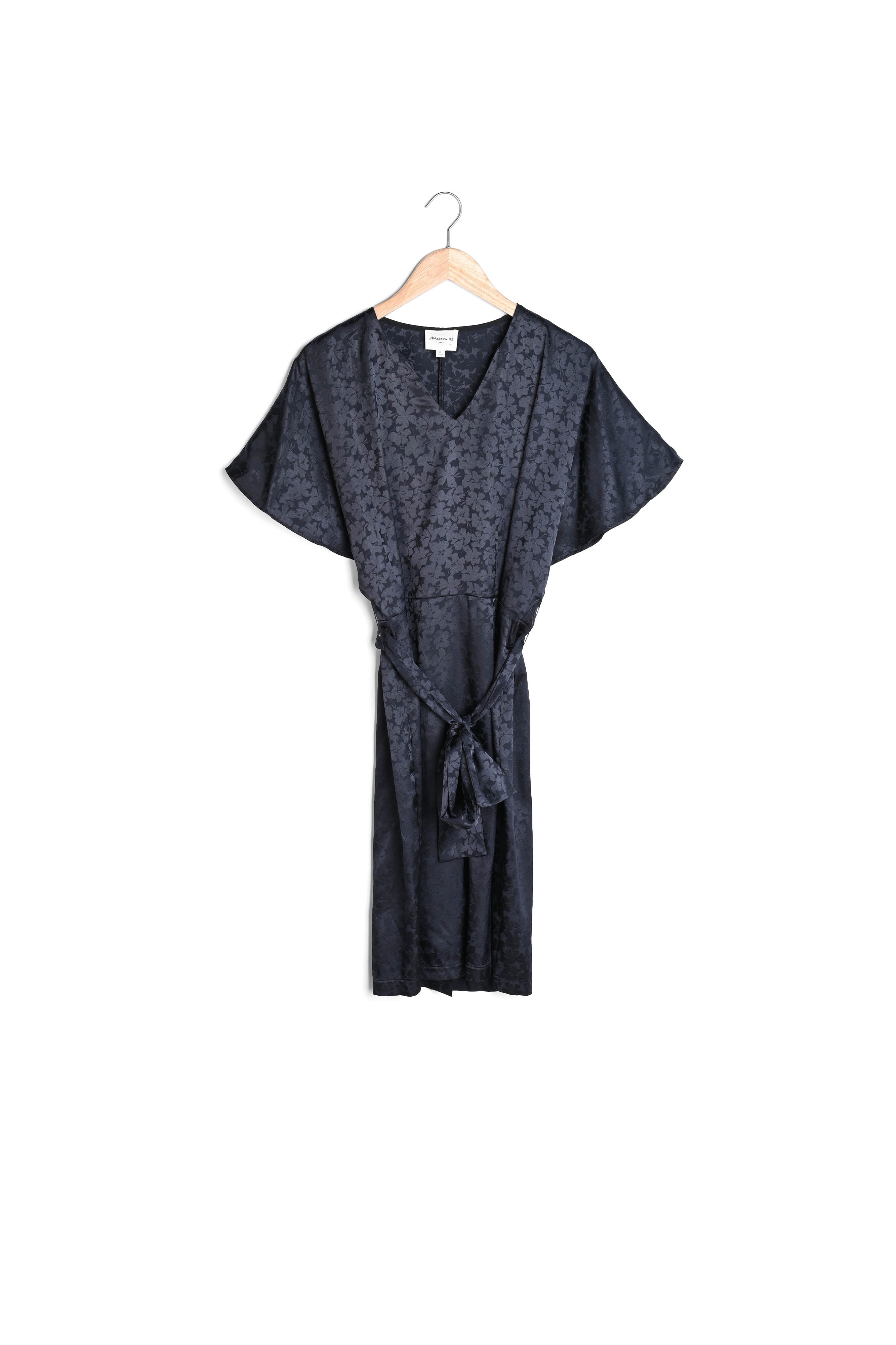 Robe jacquard ceinturée Romy Faume - seconde main