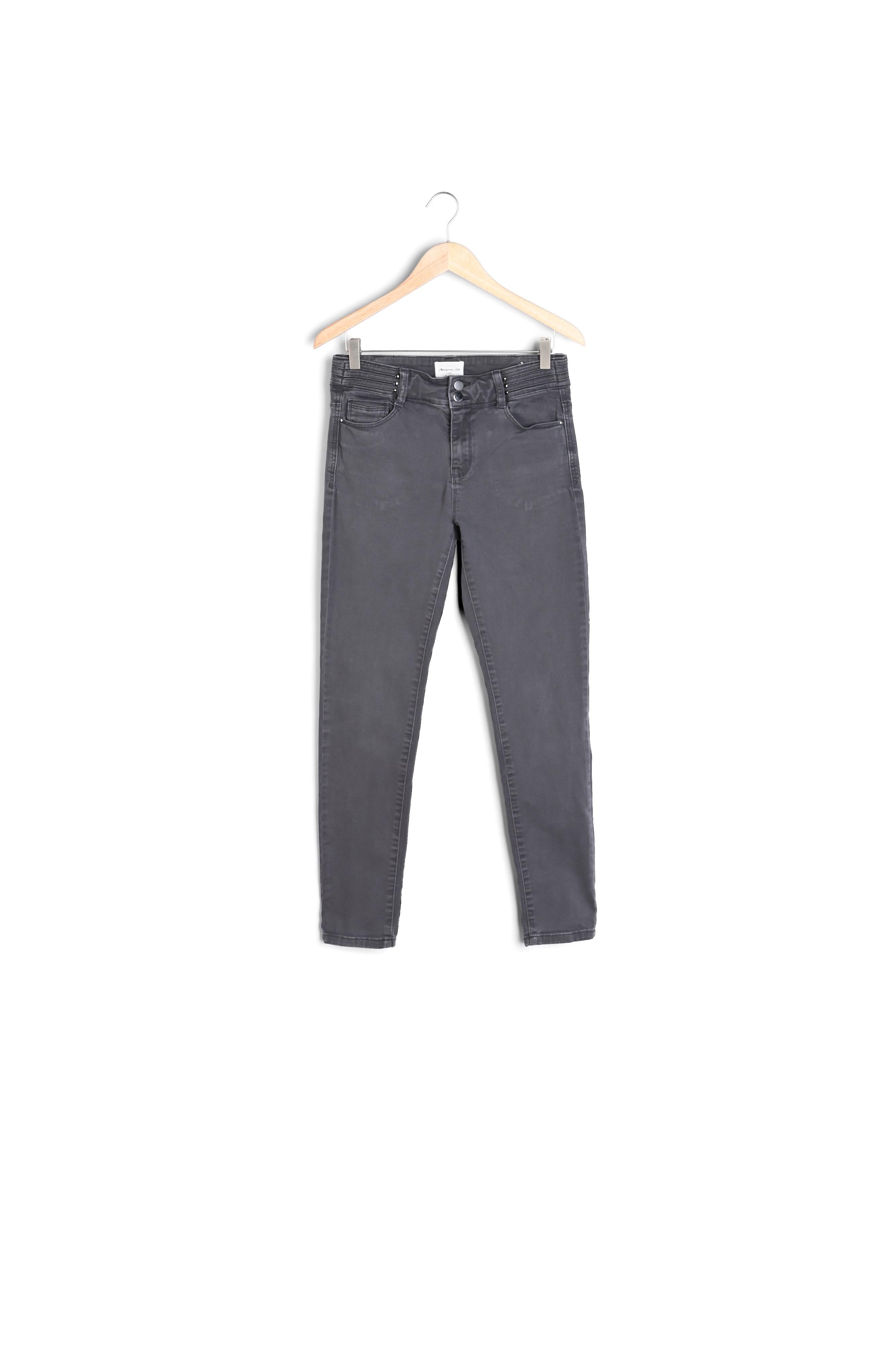 Jean slim en denim gris Nowlan Faume - seconde main