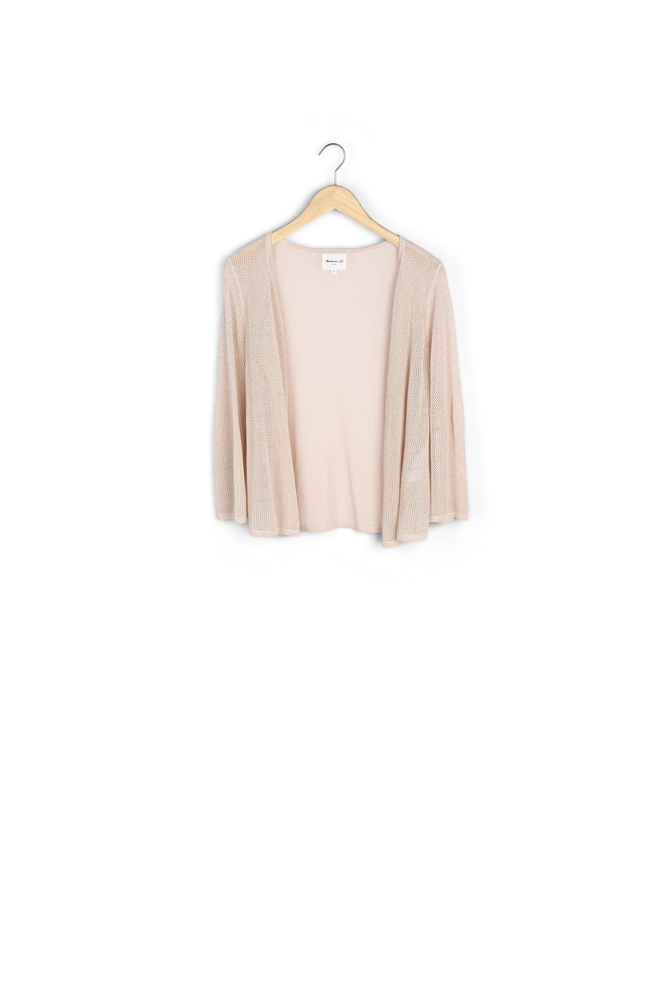 Gilet ajouré nude Noisette Faume - seconde main