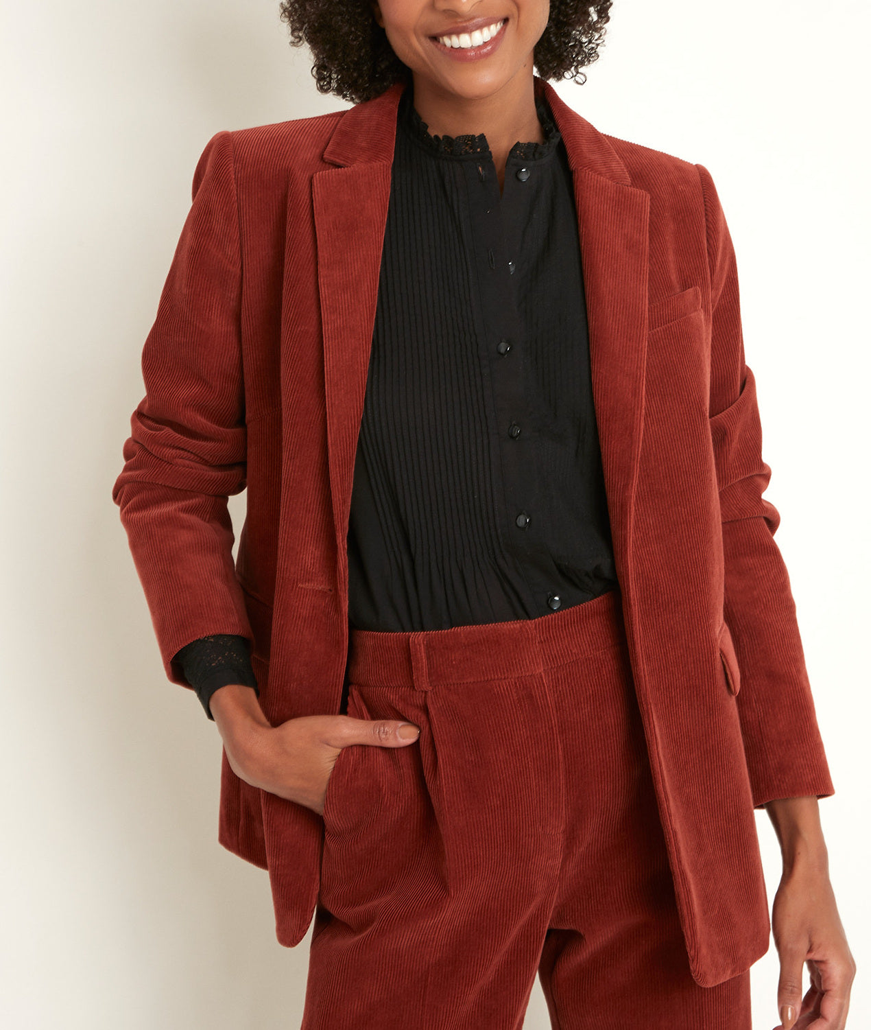 Veste en velours Tamima Faume - seconde main