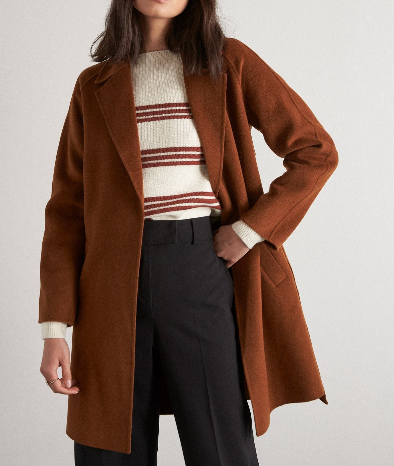 Manteau en laine Ryan Faume - seconde main