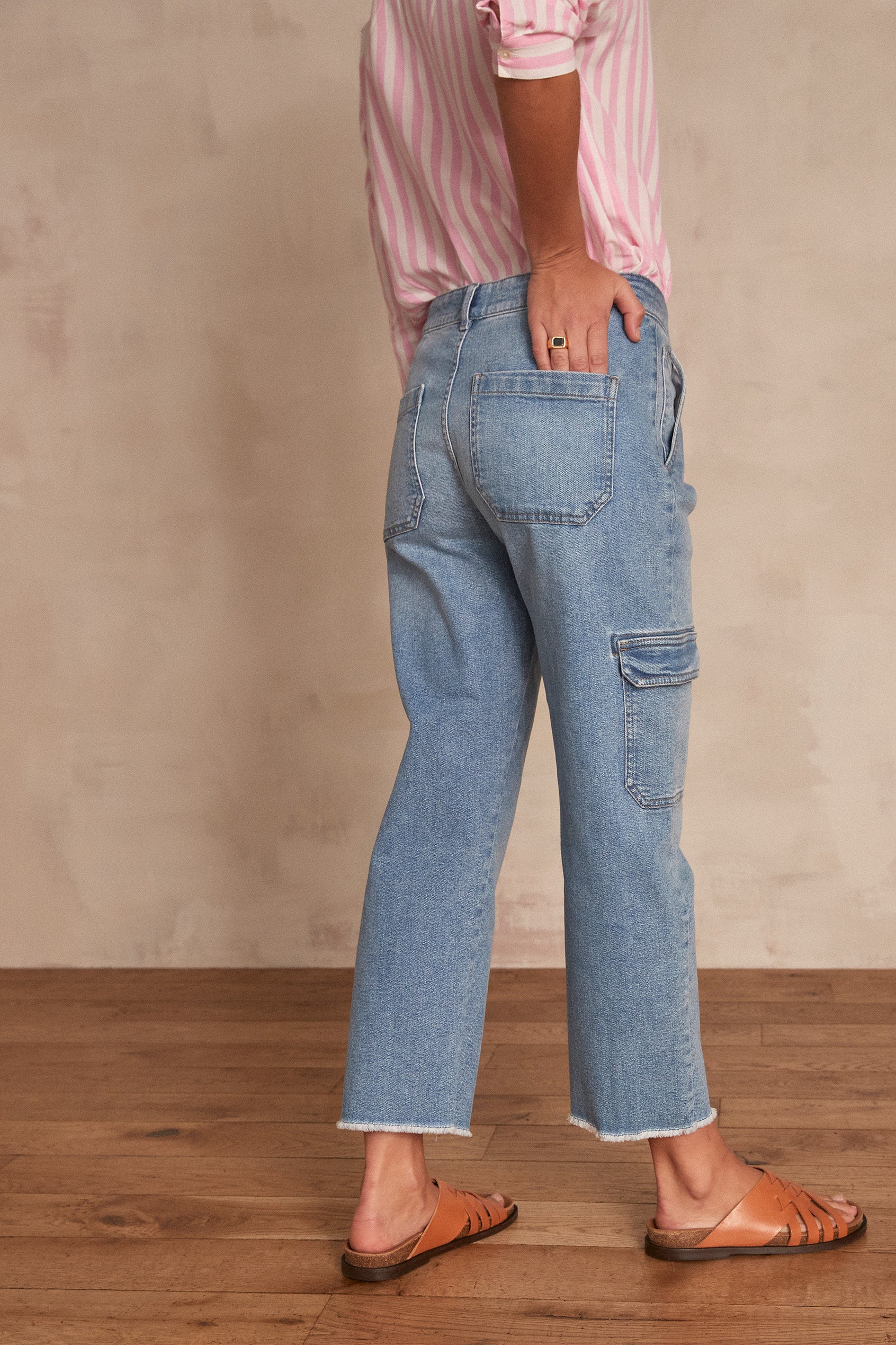 Jean cargo Olga Faume - seconde main