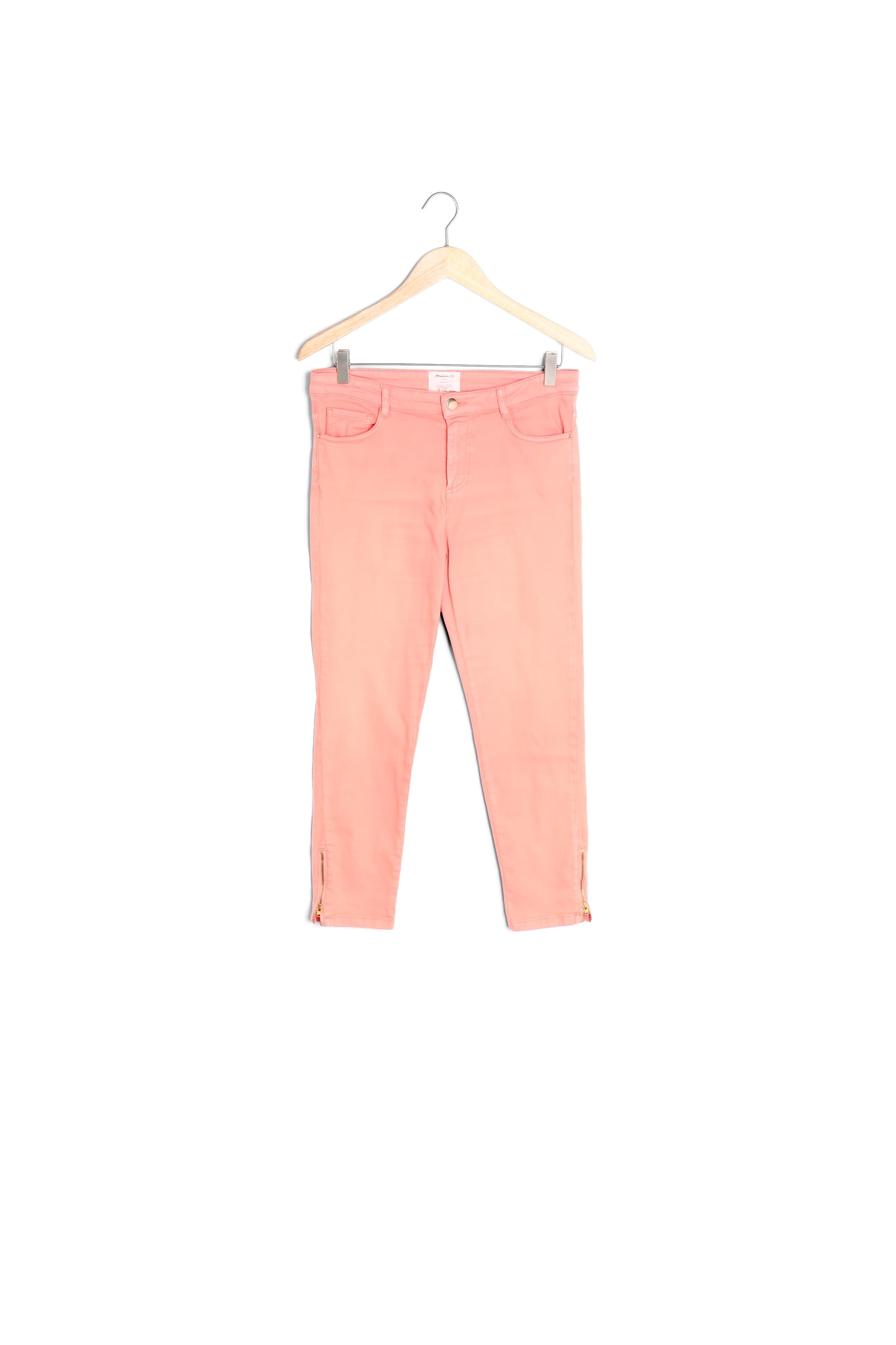 Slim en coton biologique zippé corail Cassandra Faume - seconde main