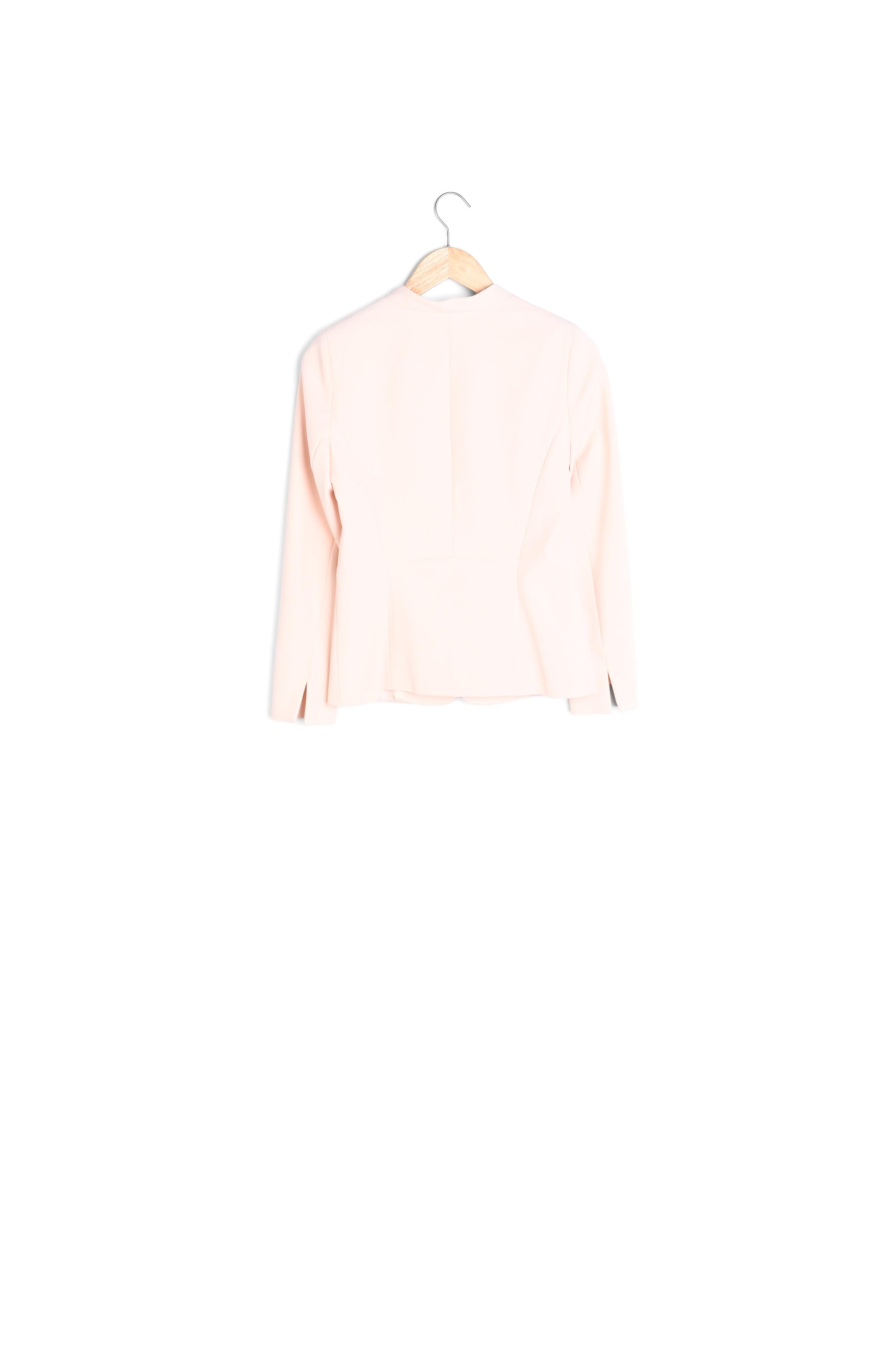 Veste en microfibre nude Clara Faume - seconde main