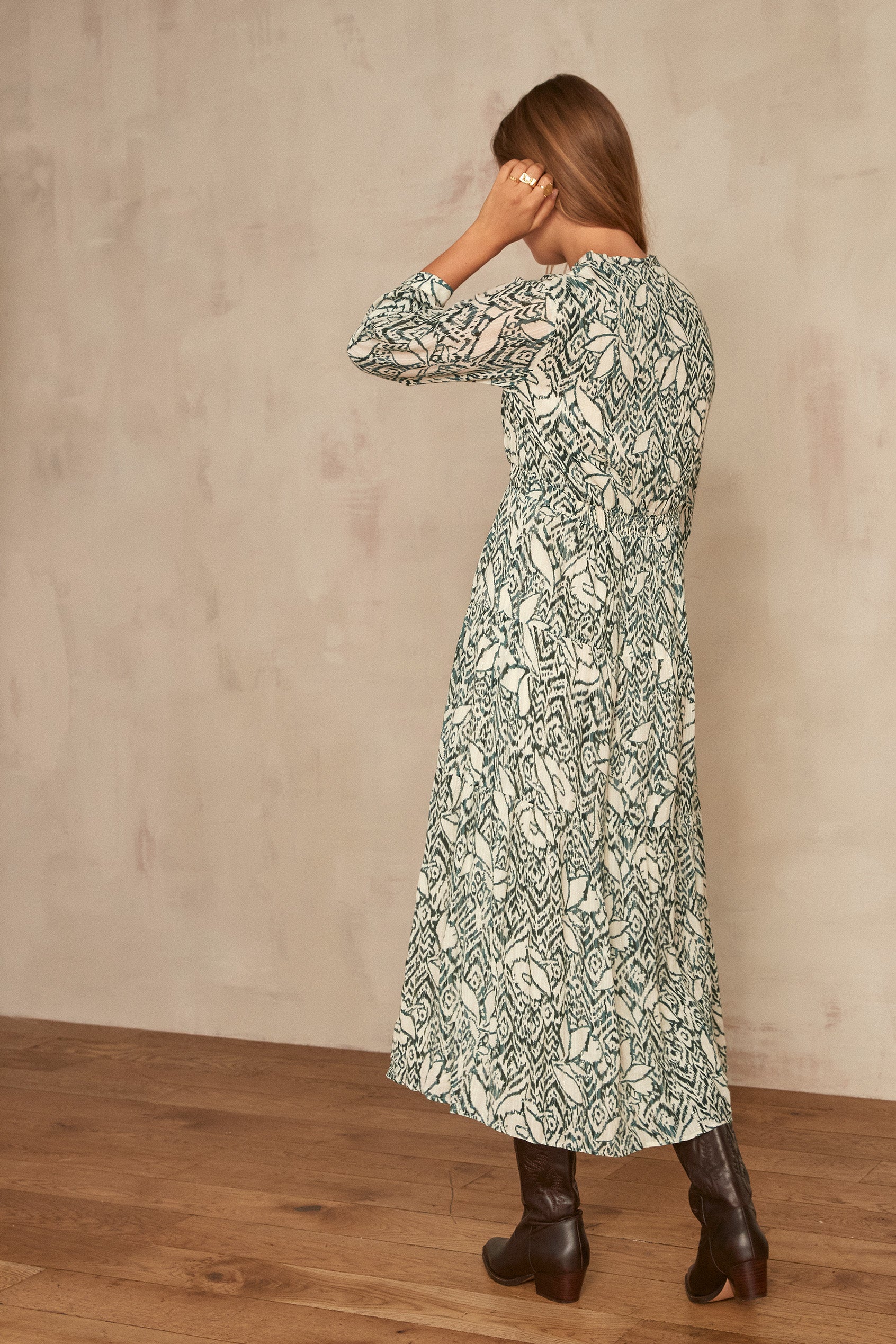 Robe CAROLA Faume - seconde main