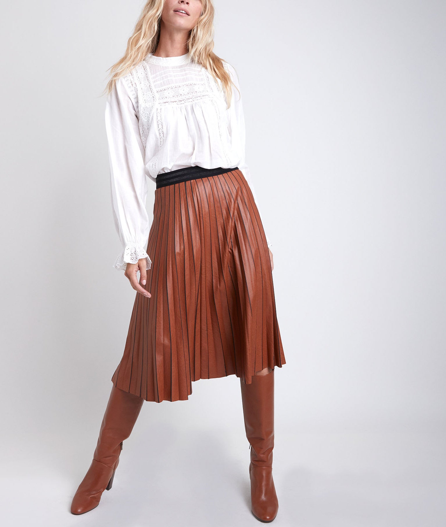 Jupe plissée Garance Faume - seconde main