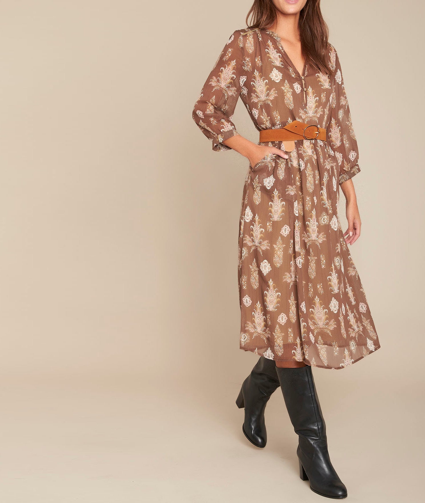 Robe imprimée Ivane Faume - seconde main