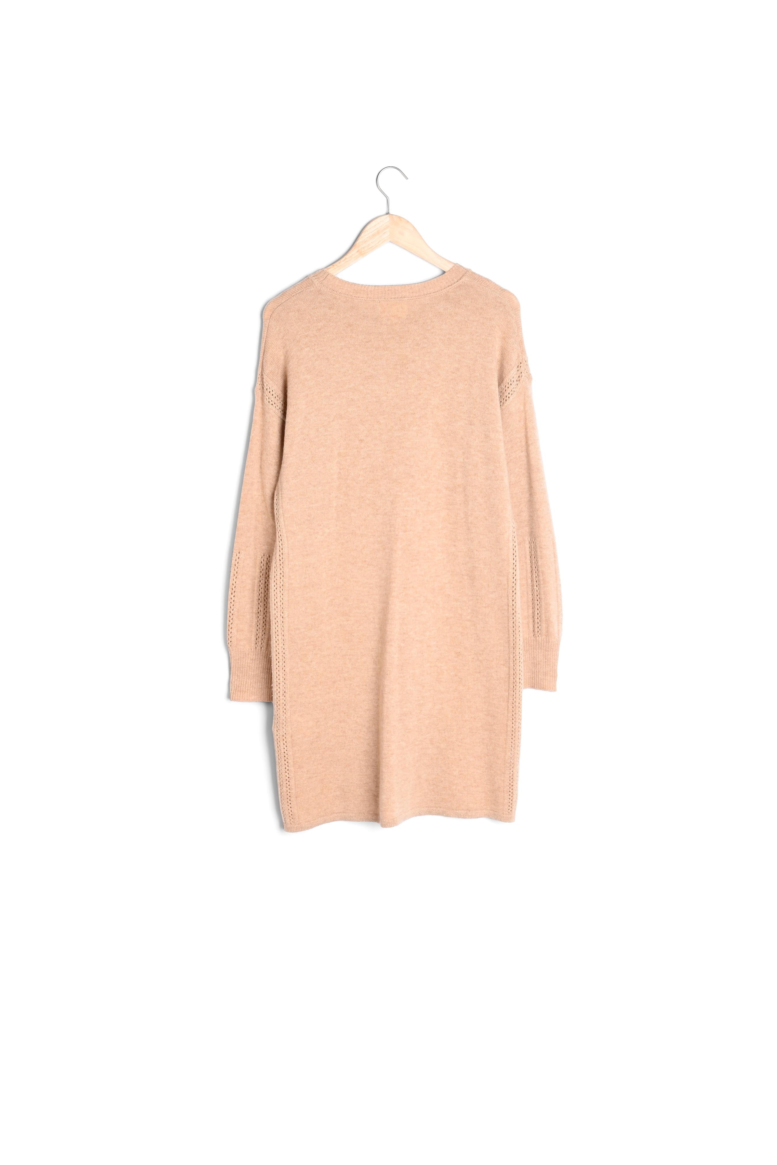 Robe pull beige en laine Tabata Faume - seconde main