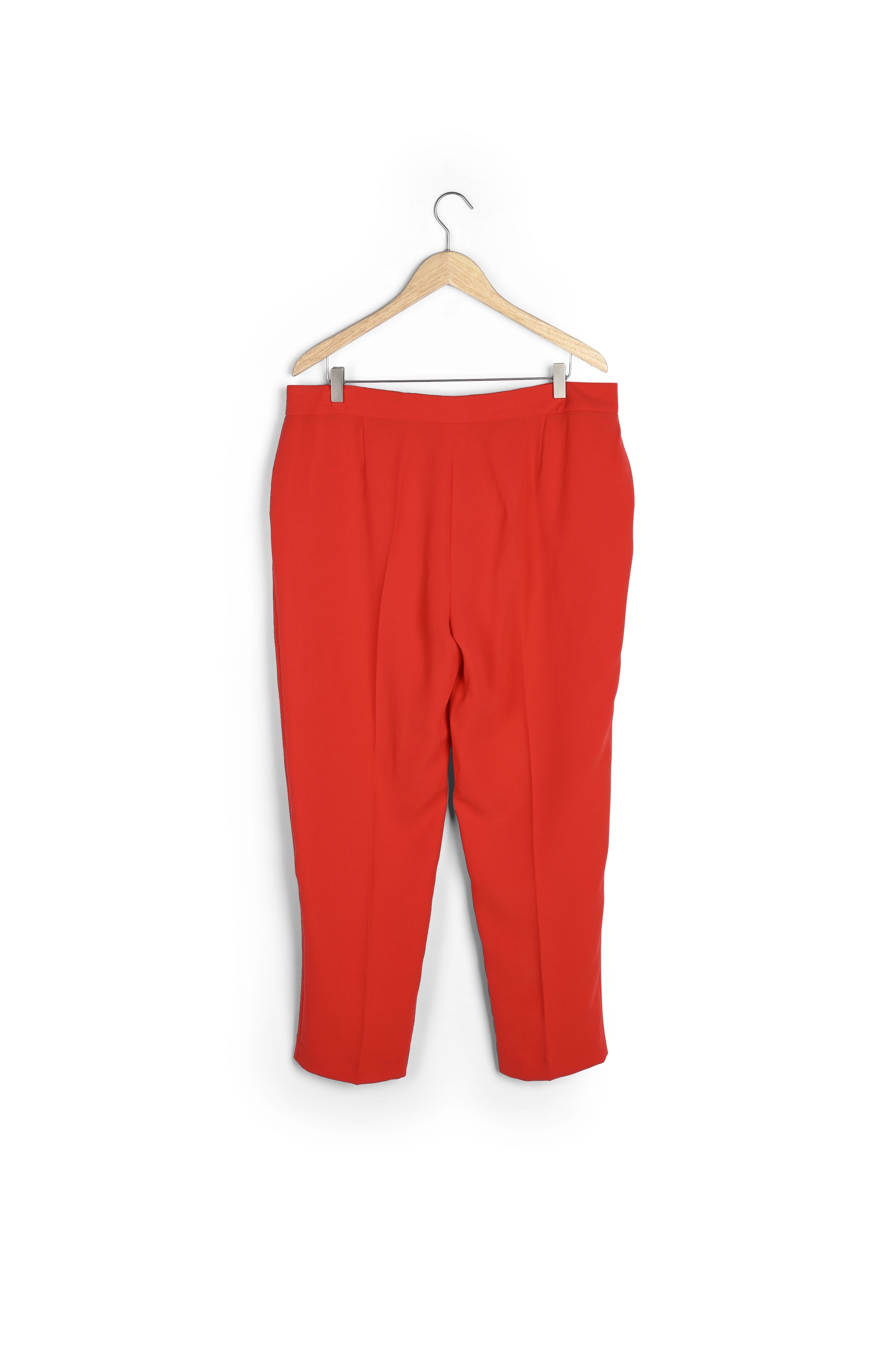 Pantalon en crêpe rouge Isaure Faume - seconde main