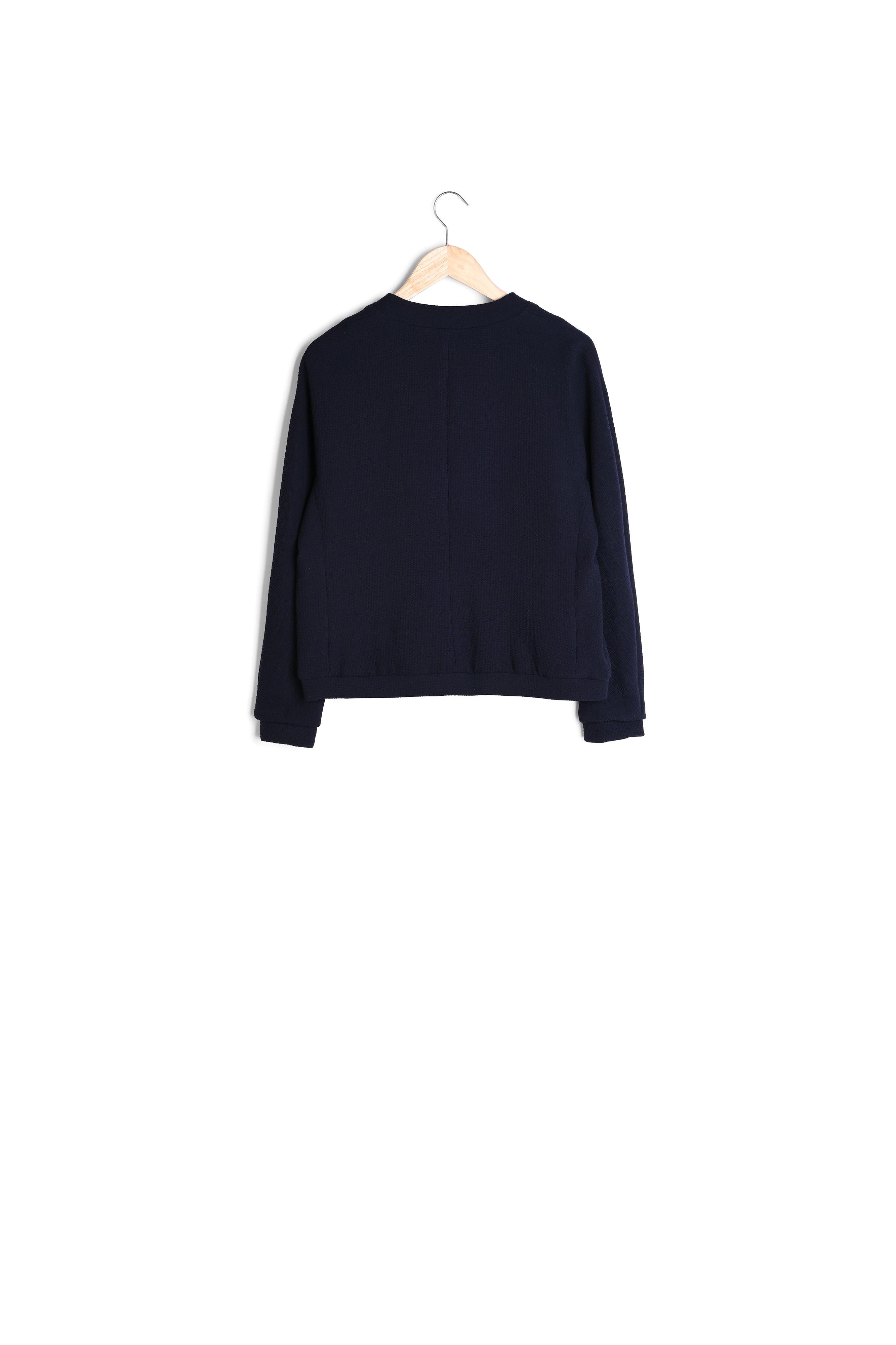 Veste gaufrée marine Pia Faume - seconde main