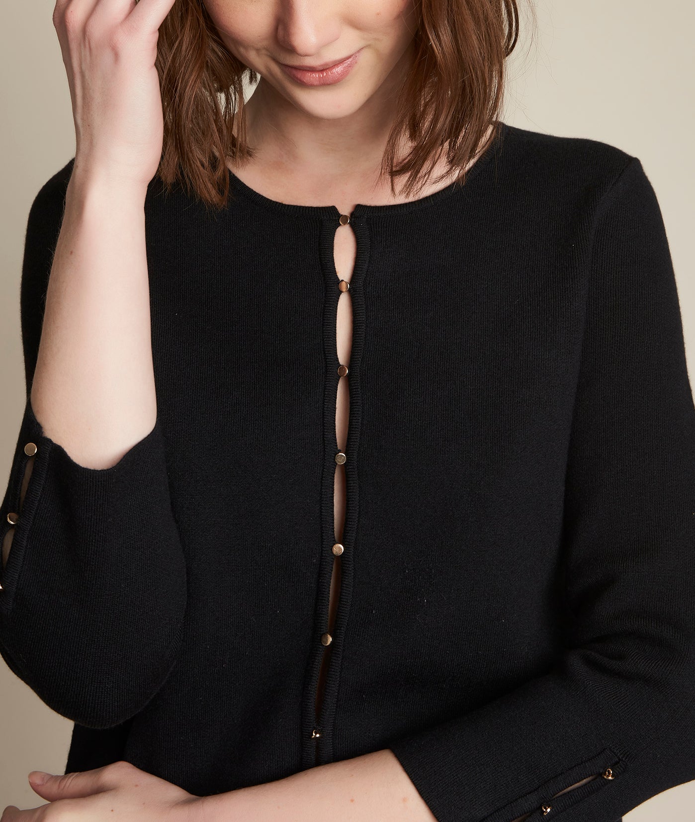 Boléro milano noir Dauphine Faume - seconde main