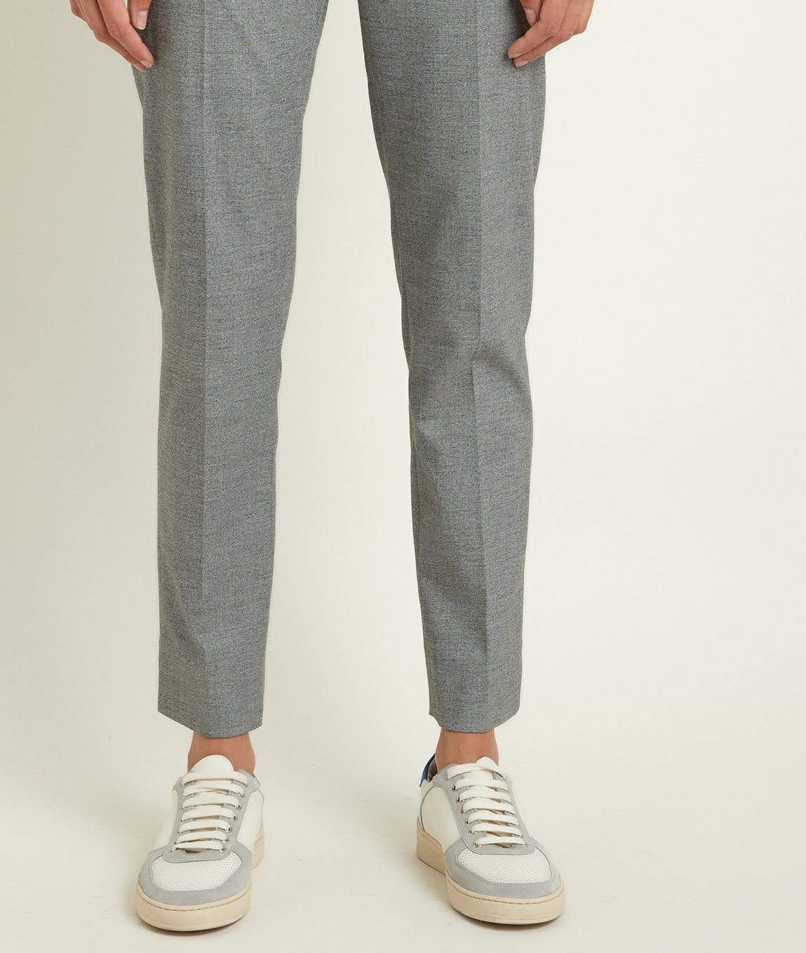 Pantalon cigarette gris Harry Faume - seconde main