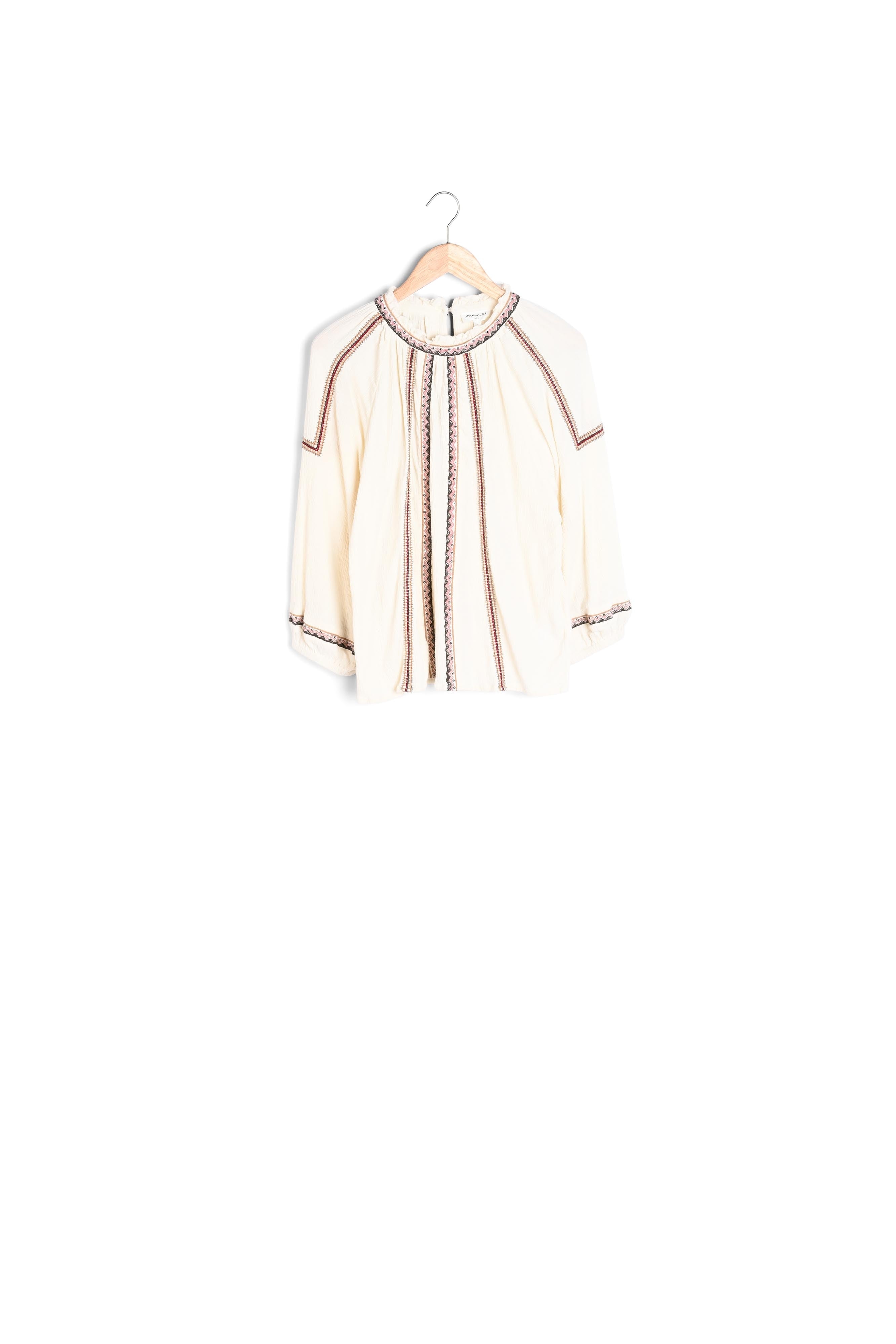 Blouse bohème écru LANNA Faume - seconde main