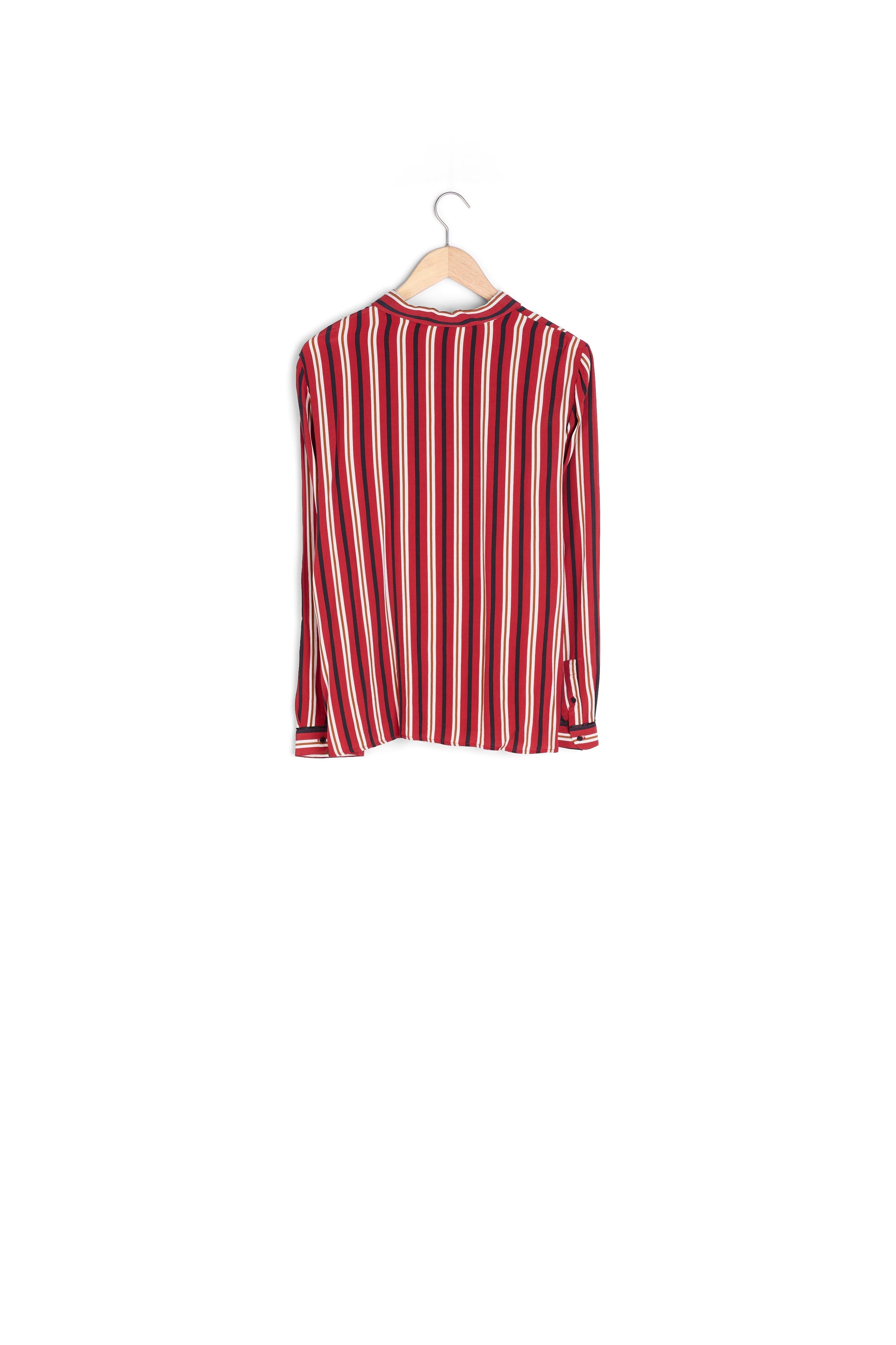 Chemise rouge rayée Minsk Faume - seconde main