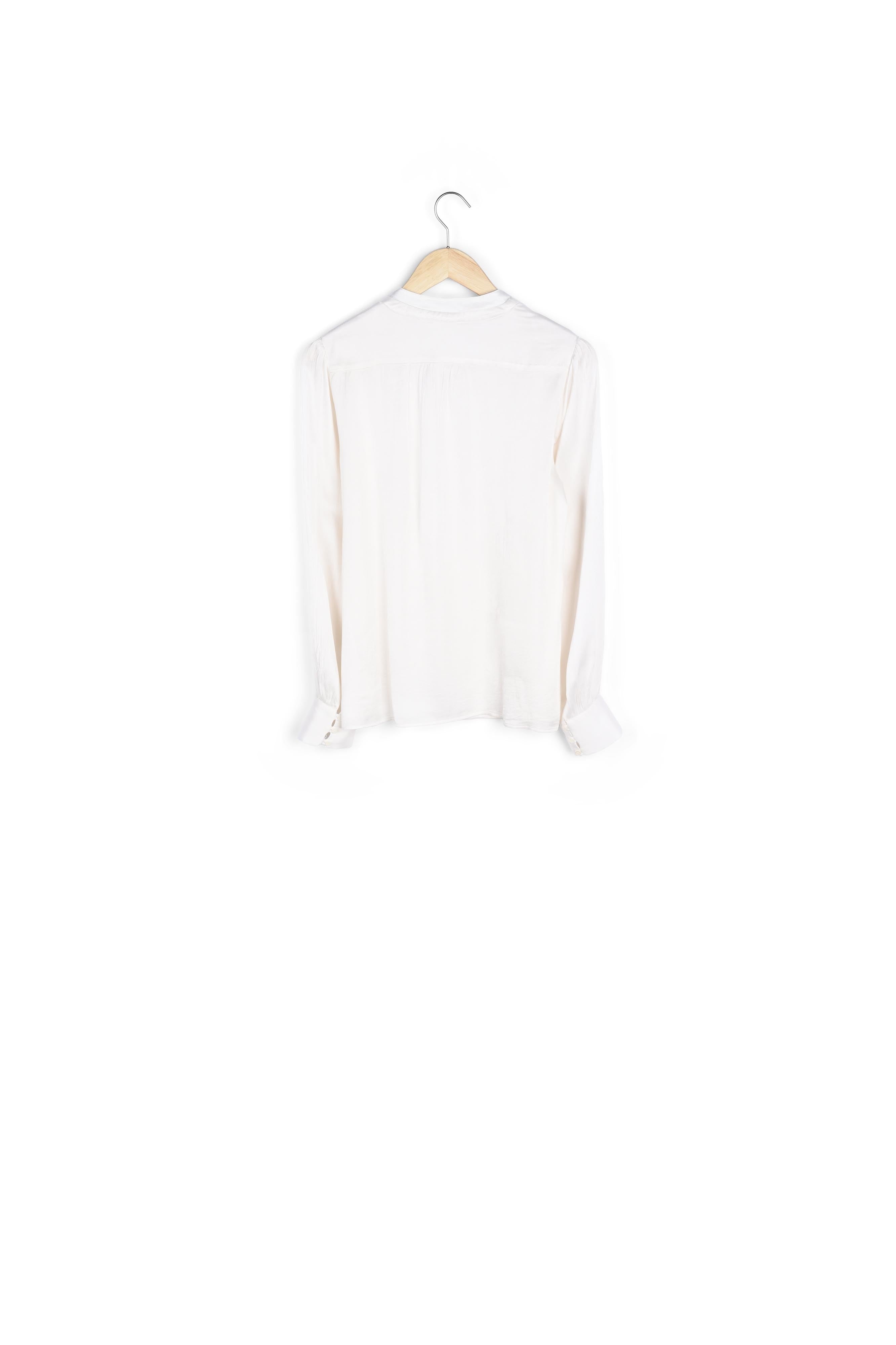 Blouse satinée blanche Chlea Faume - seconde main