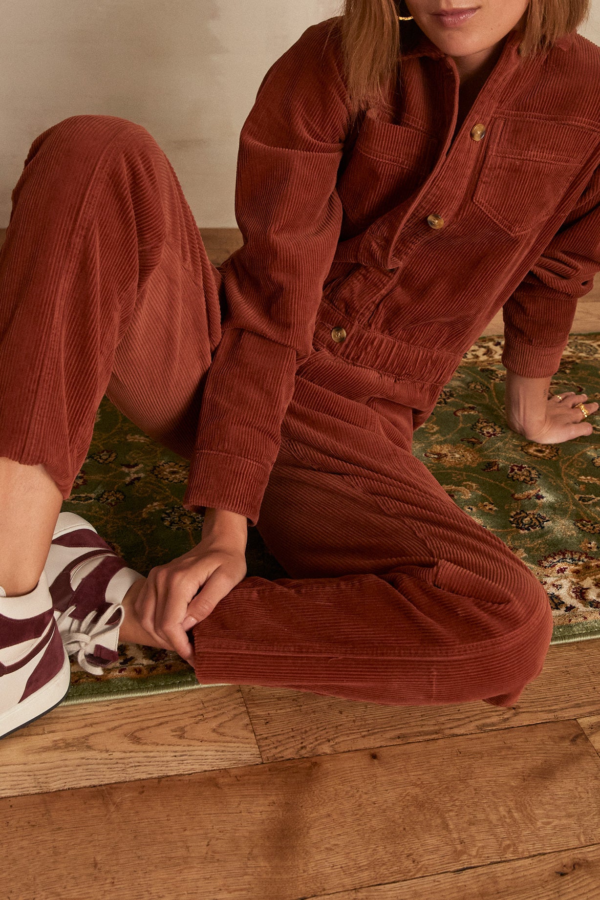 Combinaison en velours TESSIA Faume - seconde main