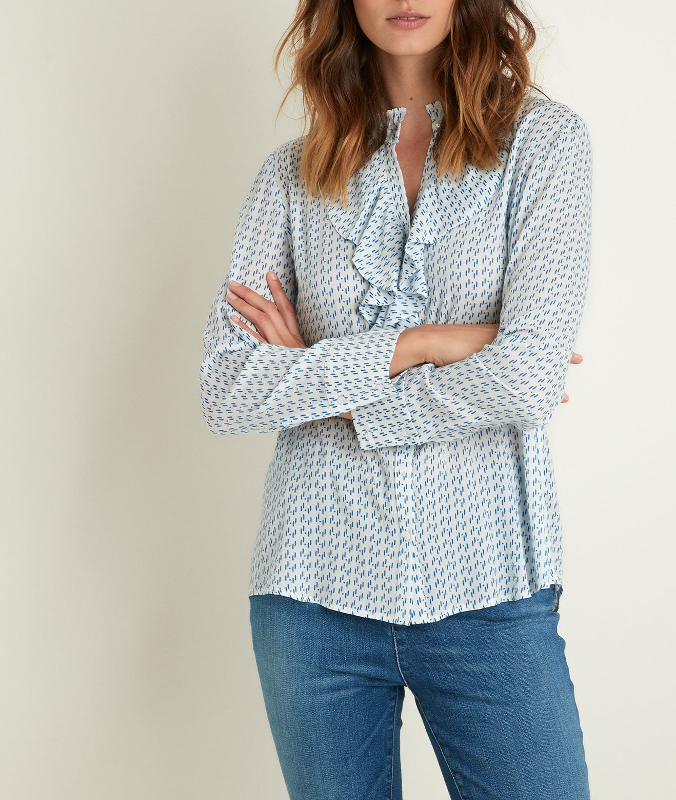 Blouse imprimée Judith Faume - seconde main