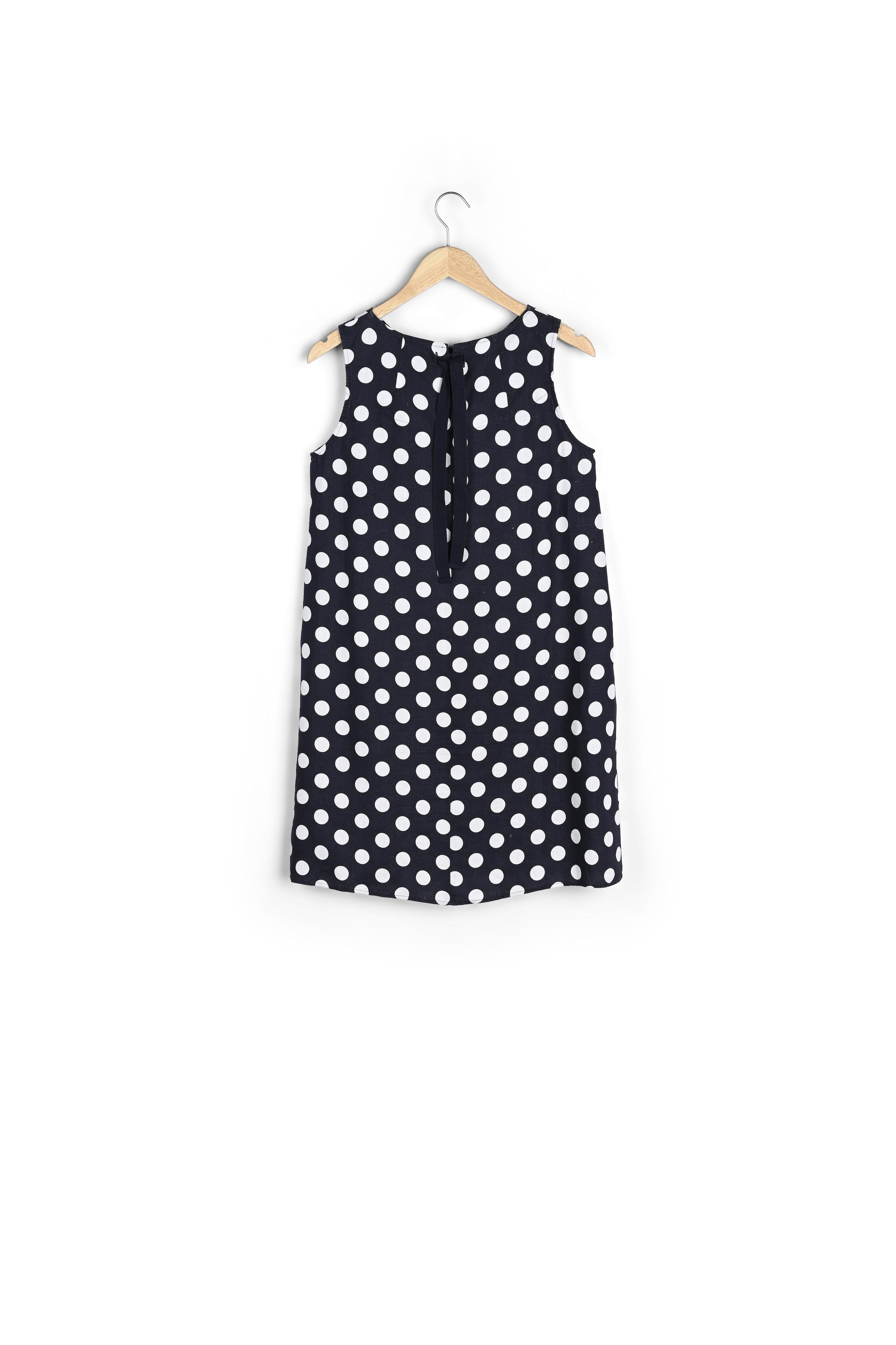 Robe en lin à pois Rosie Faume - seconde main