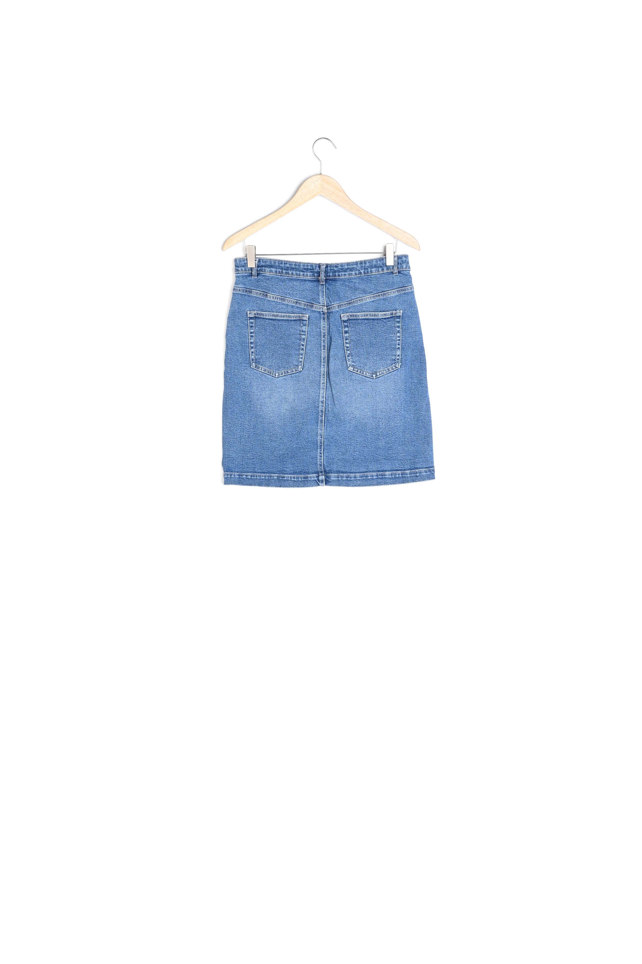 Jupe courte en jean boutonnée Desiree Faume - seconde main