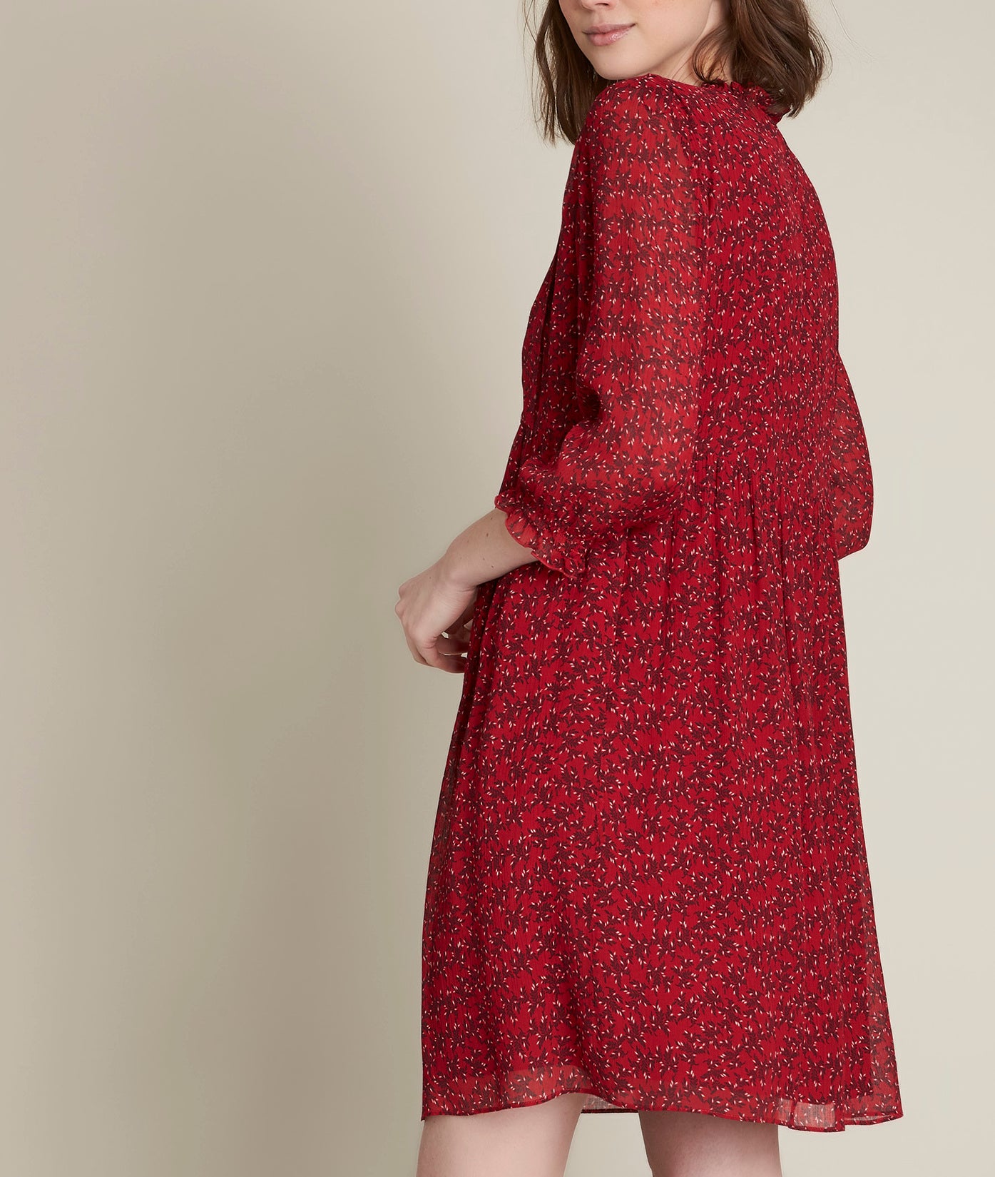 Robe imprimée Colombe Faume - seconde main