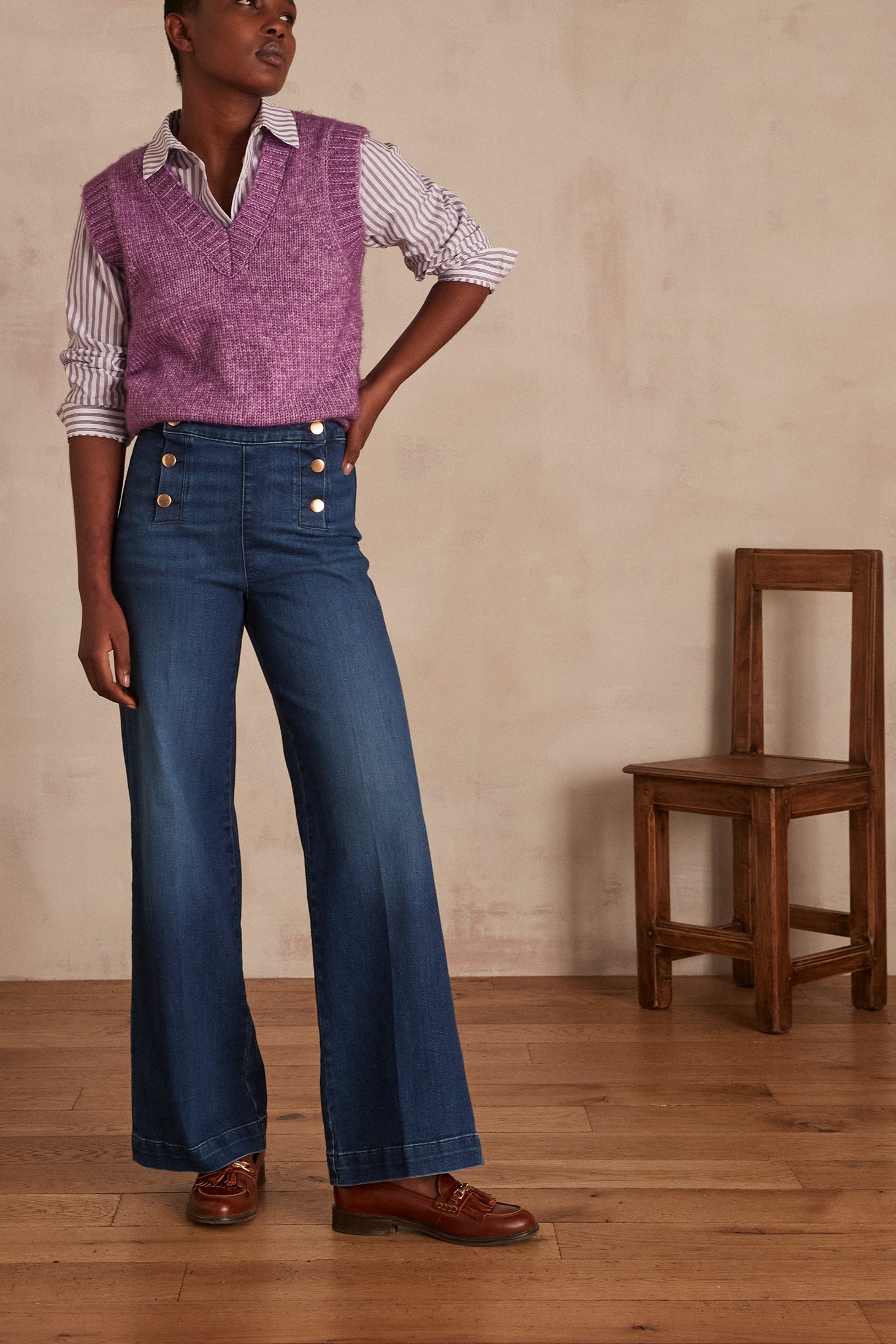 Jean wideleg OXAN Faume - seconde main