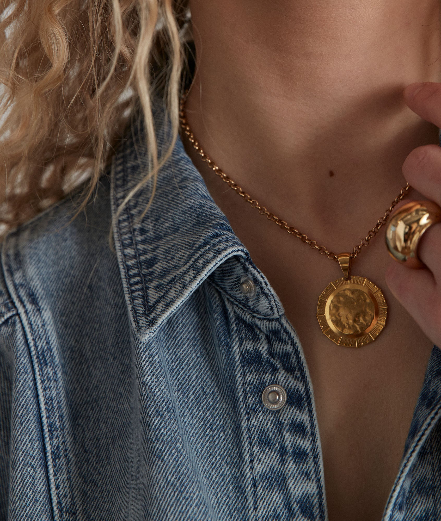 Combinaison en jean Sade Faume - seconde main