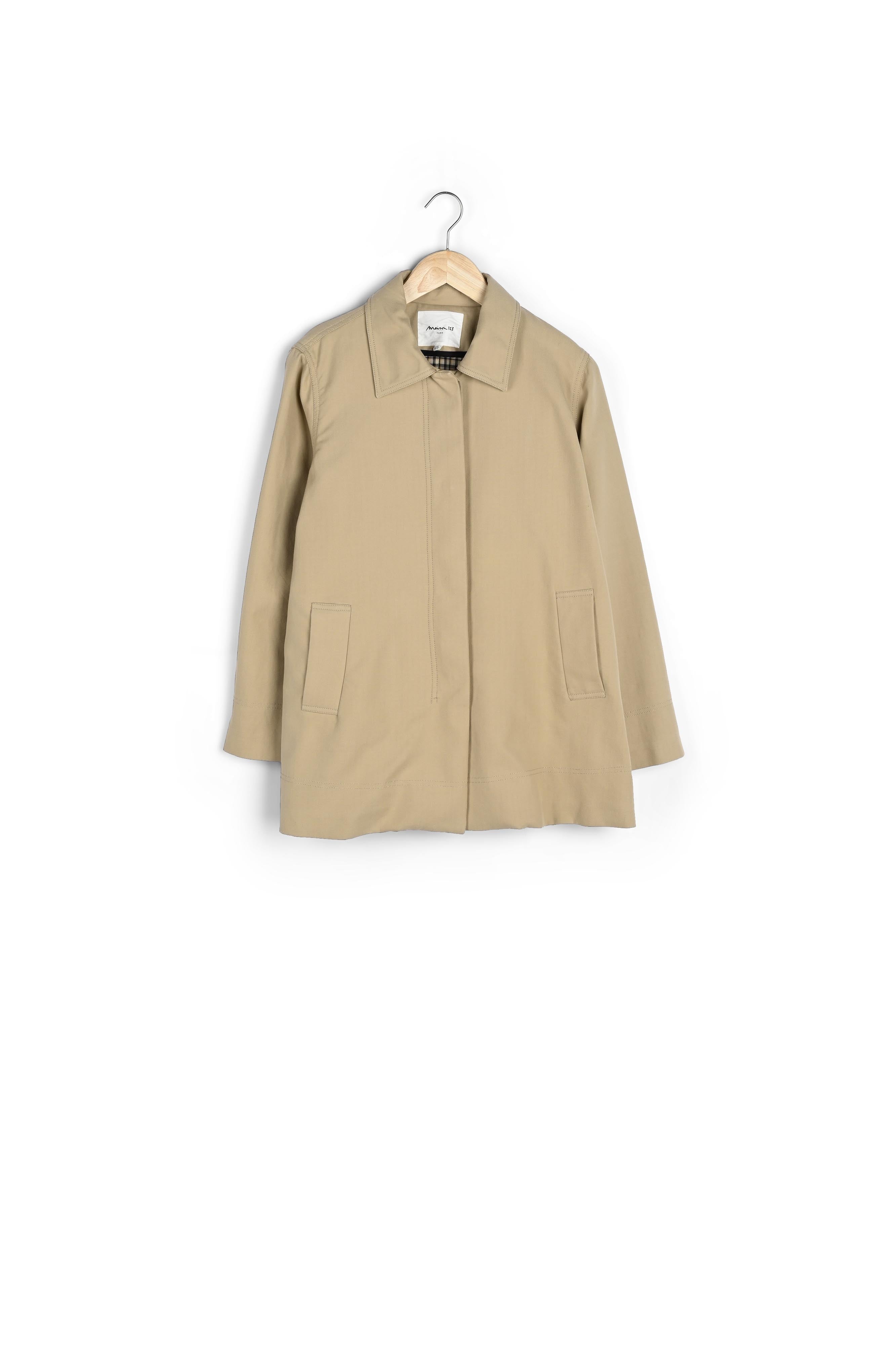 Trench camel Qaina Faume - seconde main