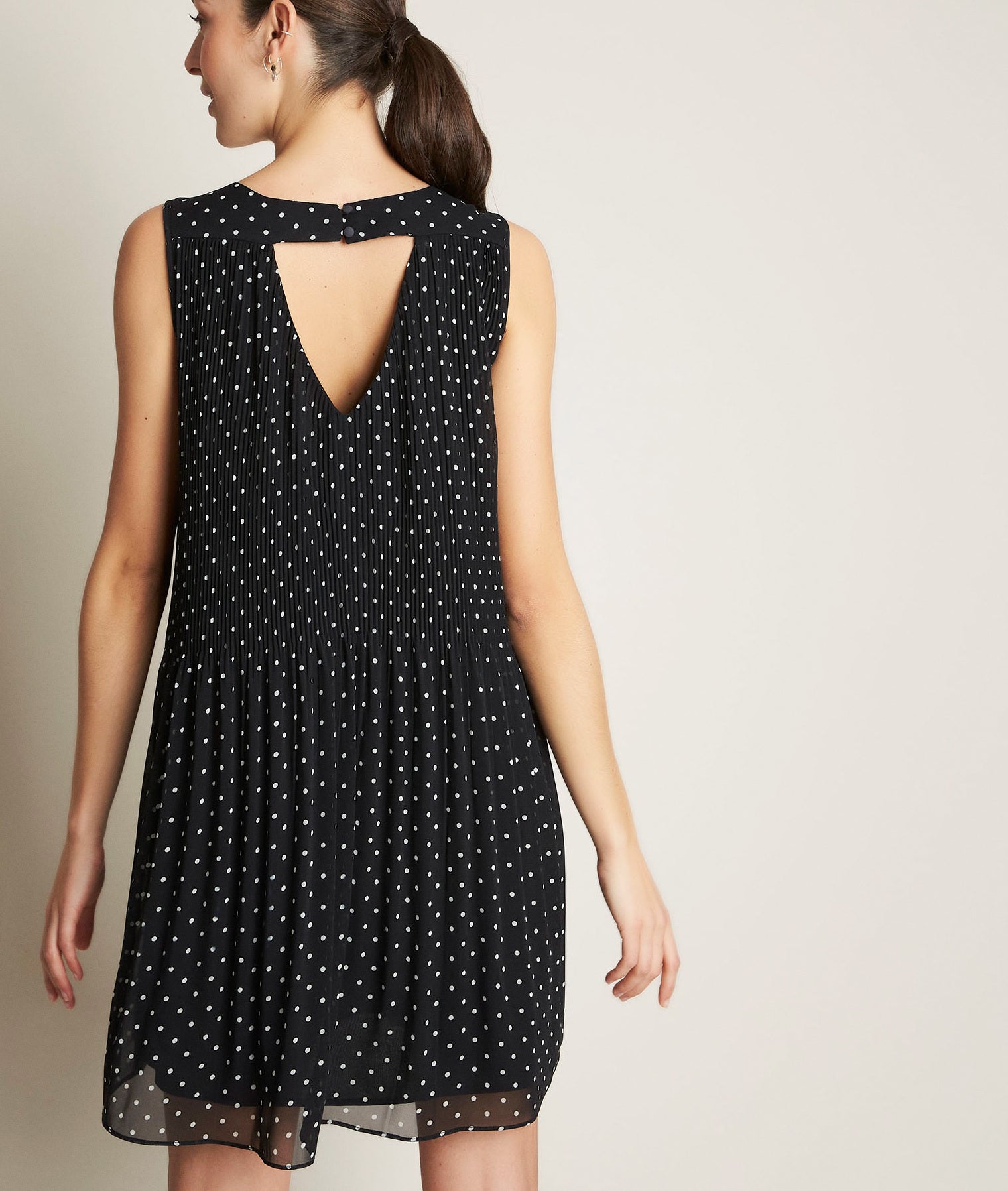 Robe plissée à pois Carlota Faume - seconde main