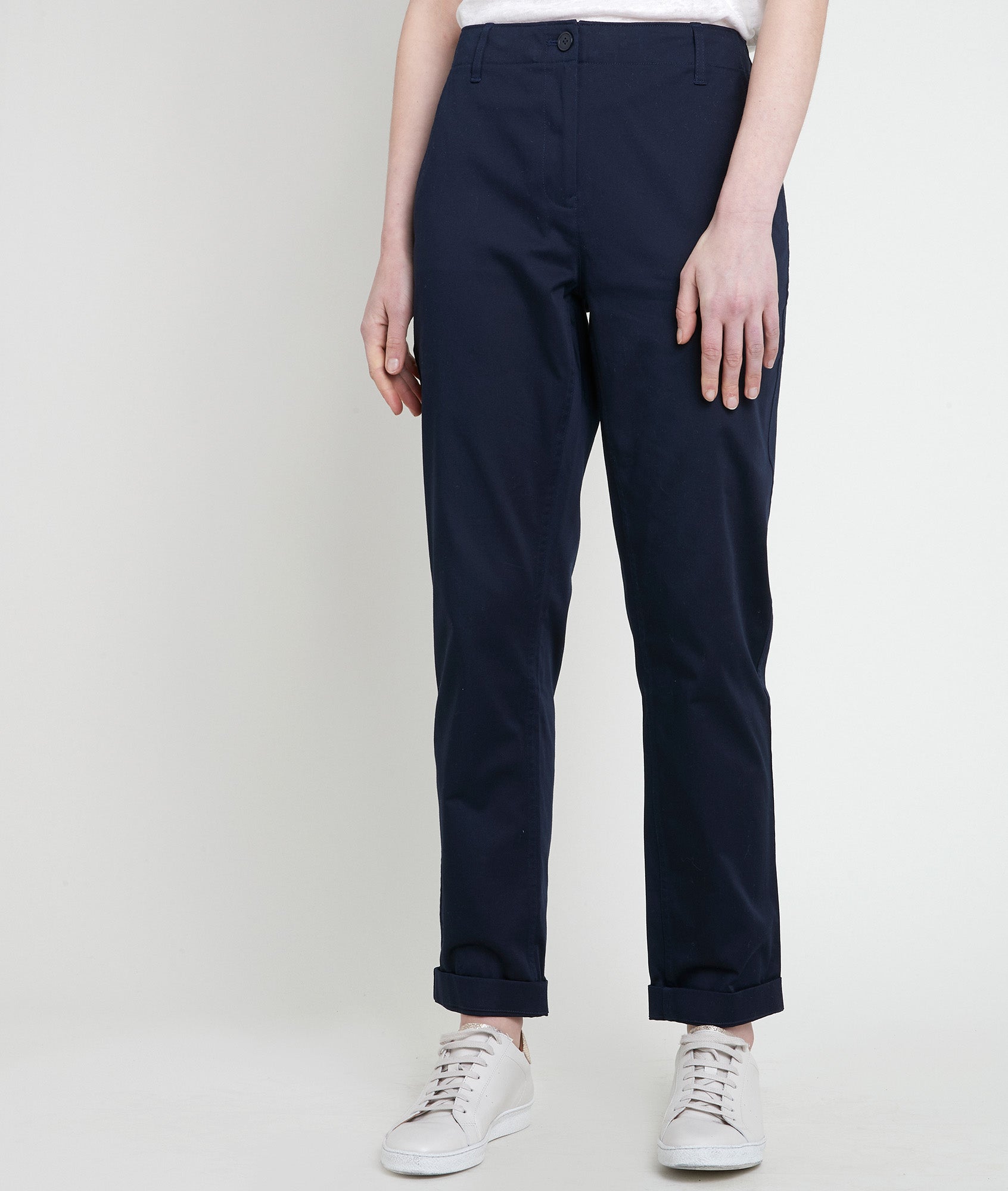 Pantalon chino marine Francesco Faume - seconde main