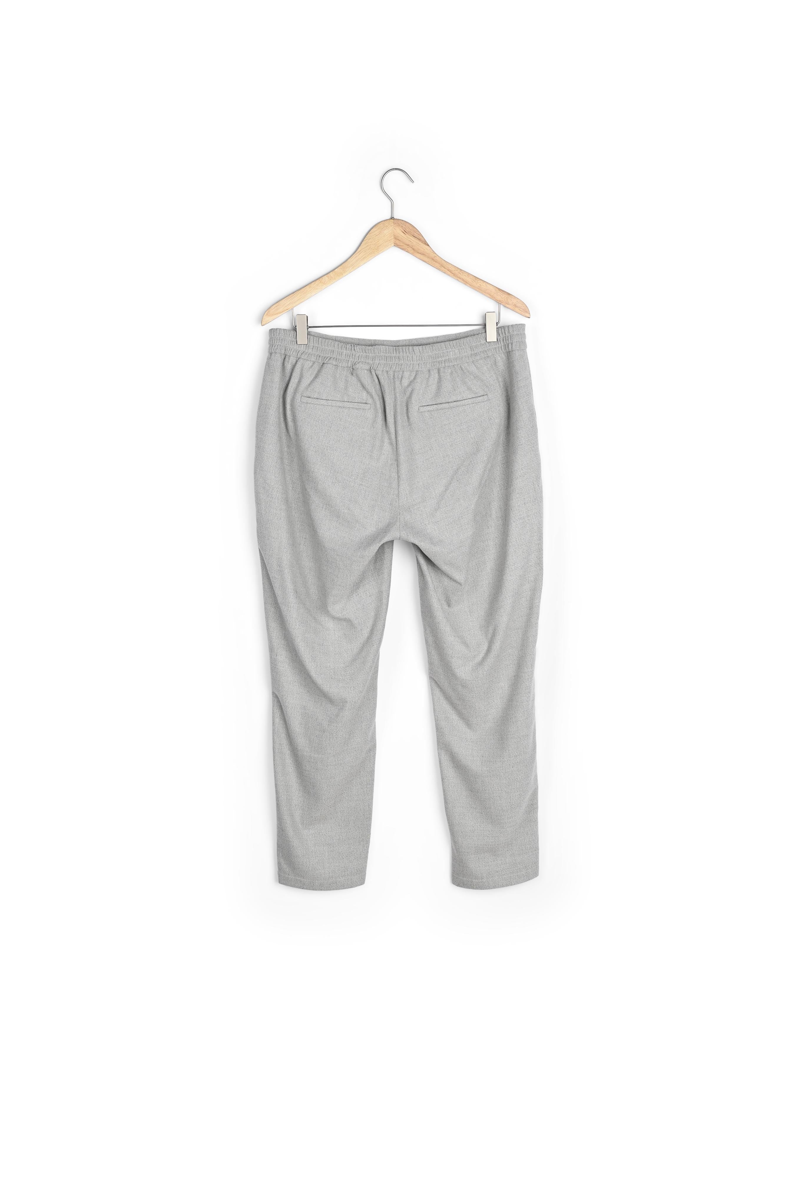 Pantalon gris à pinces et cordon Flynn Faume - seconde main