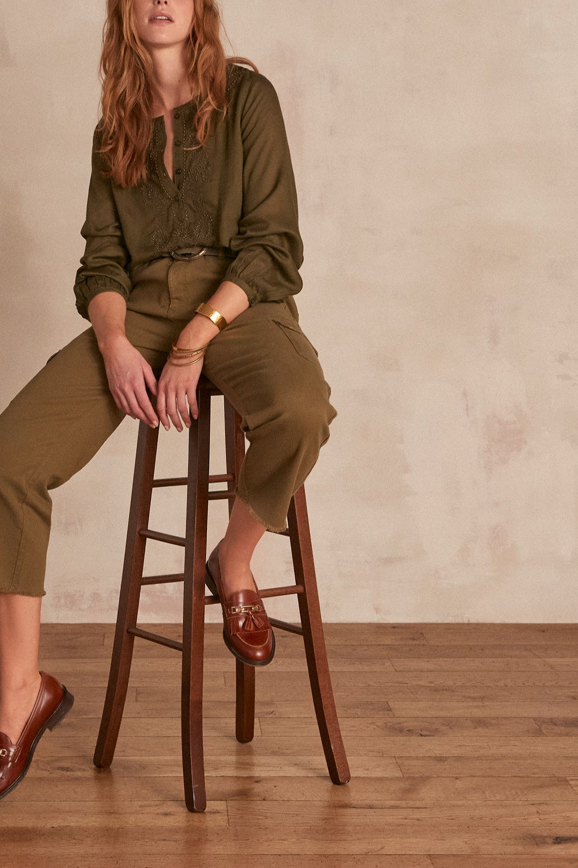 Jean cargo Olga Faume - seconde main