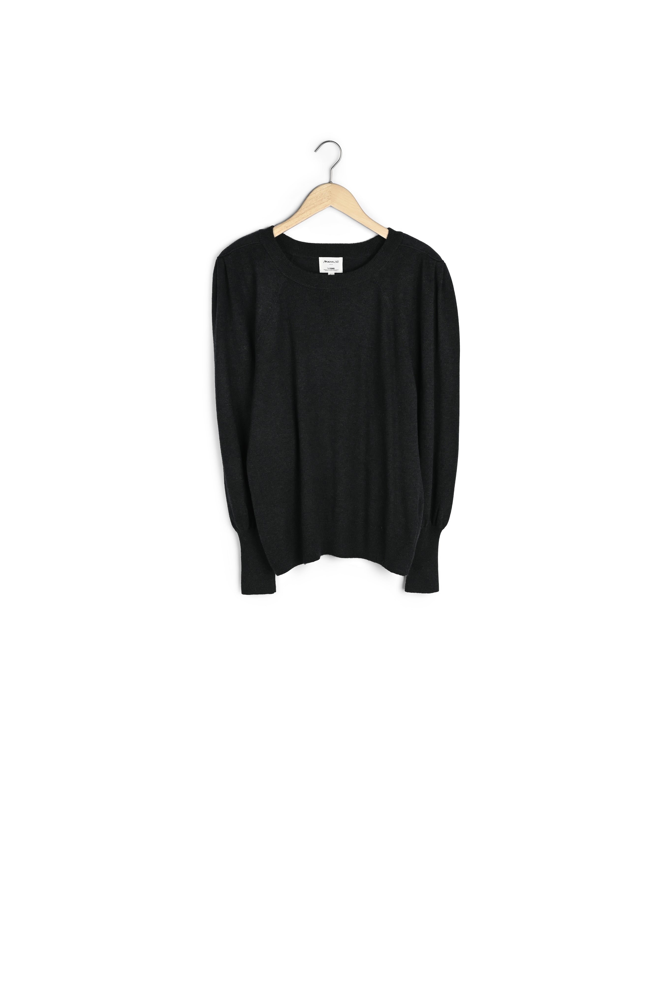 Pull en laine responsable et yack vert Bright Faume - seconde main