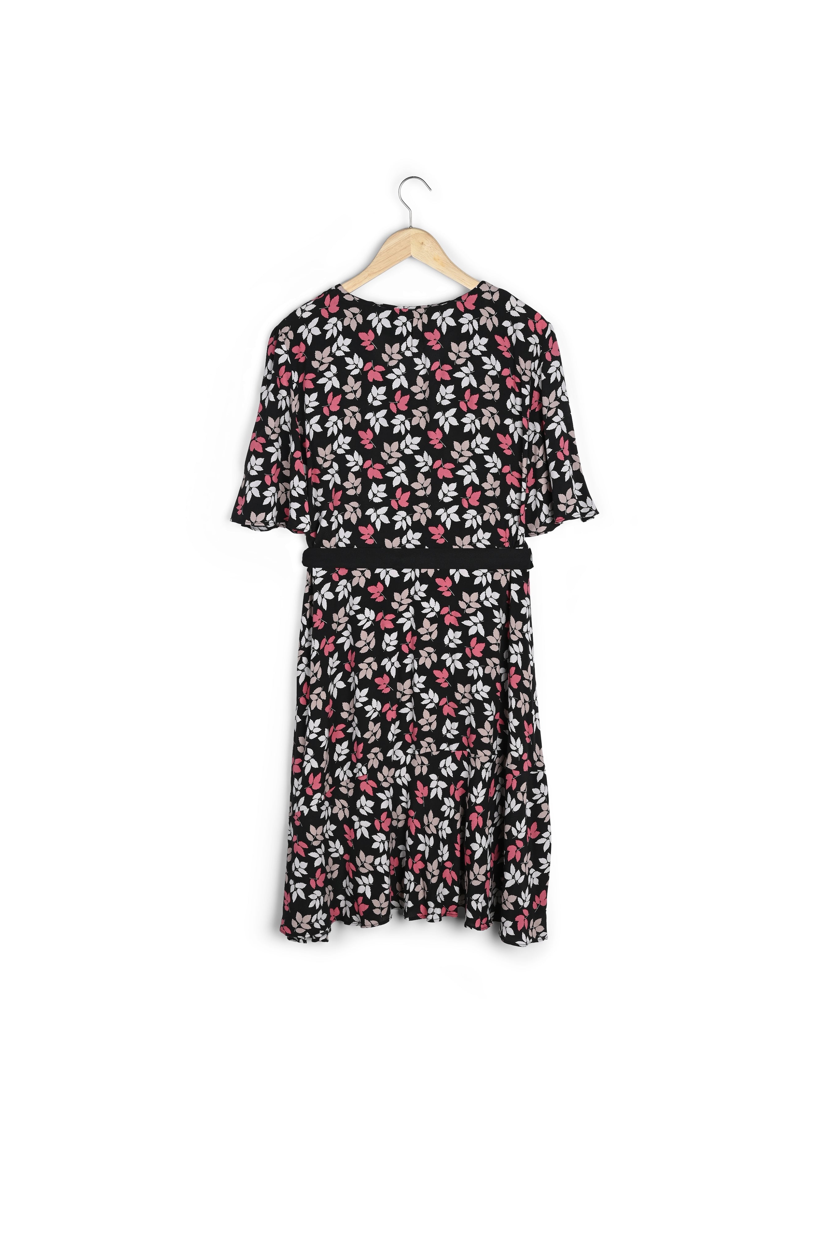 Robe cache-coeur imprimée Iroma Faume - seconde main