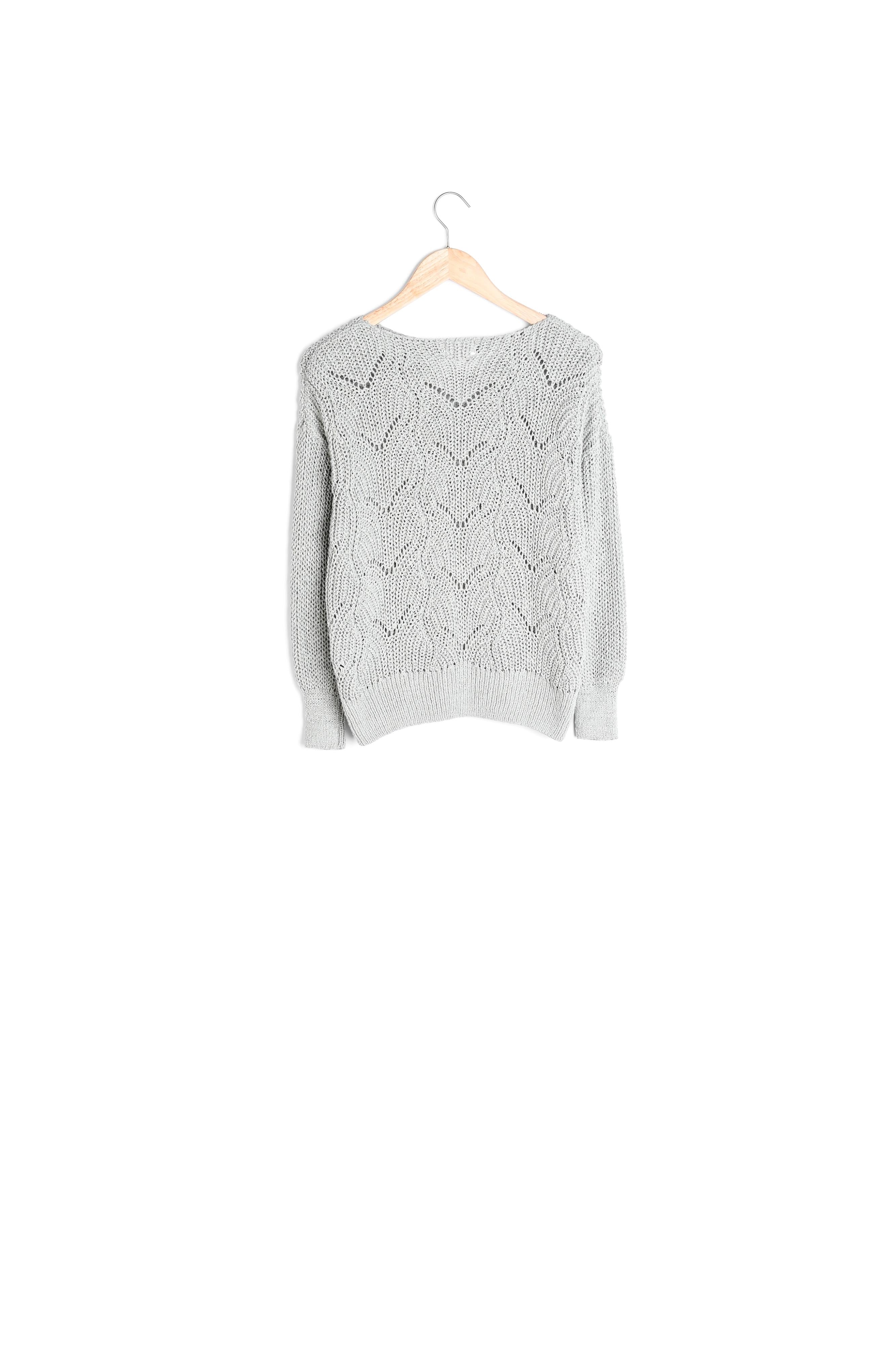 Pull XXL ajouré jade Pharell Faume - seconde main