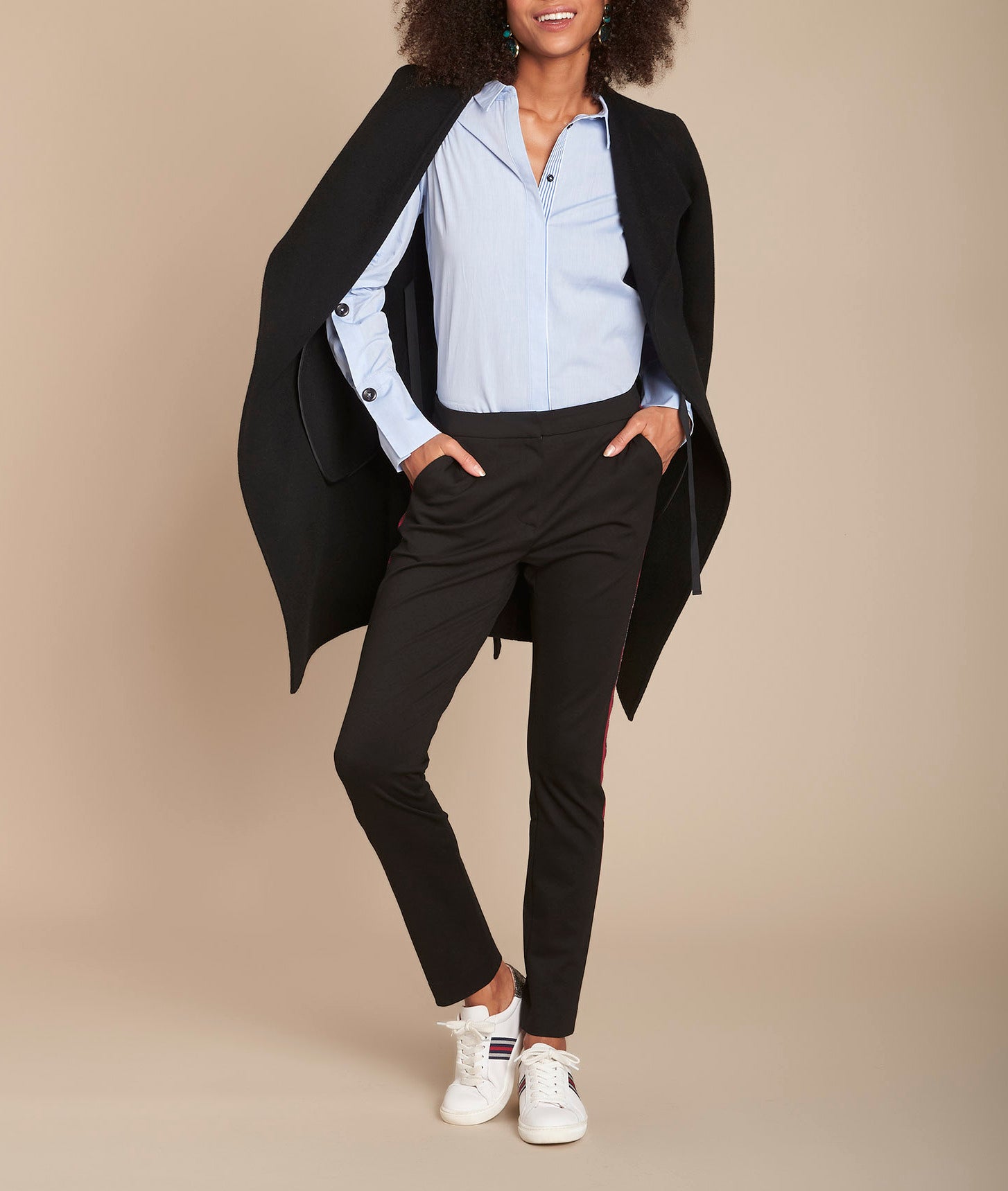 Chemise bleue en popeline Mandy Faume - seconde main