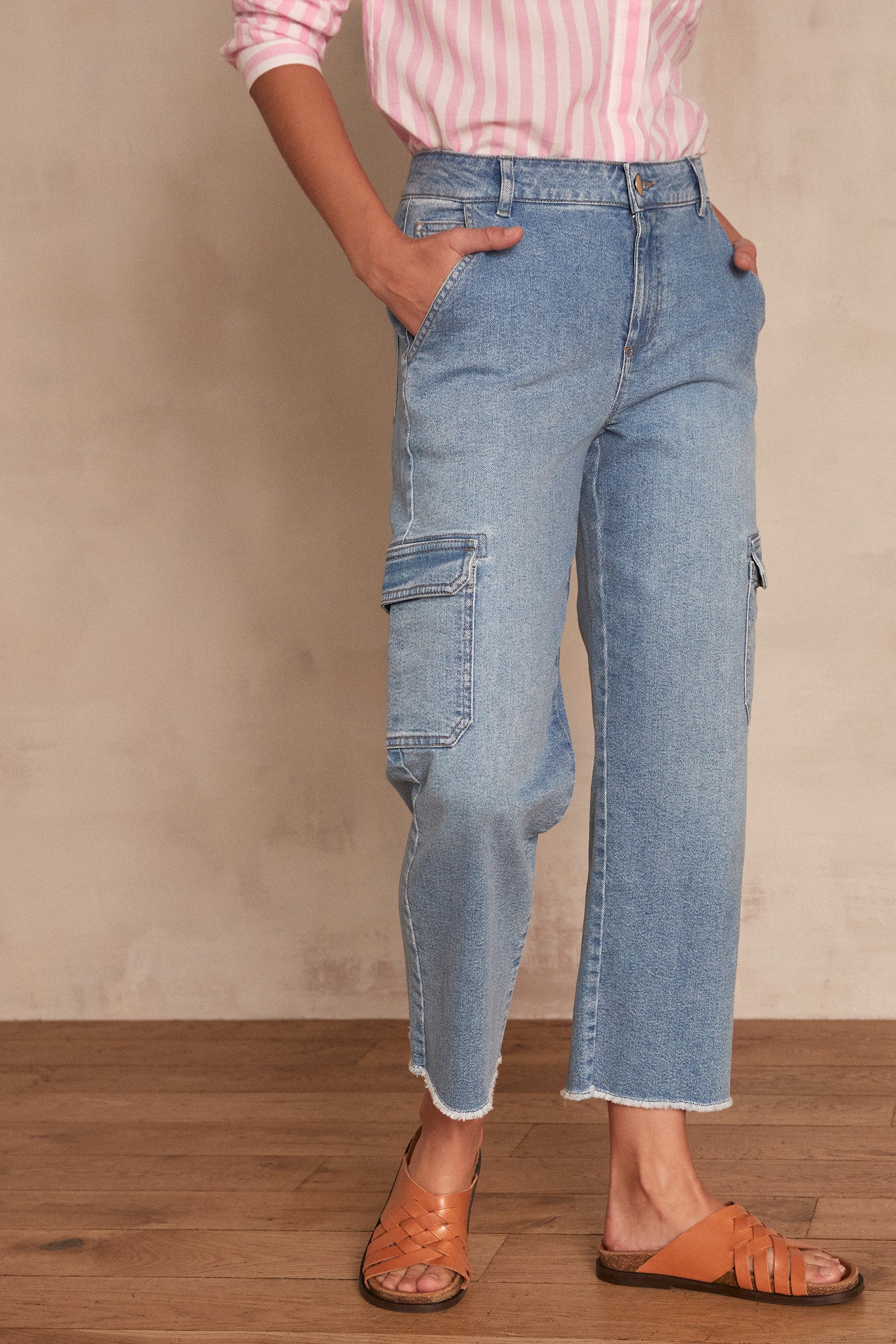 Jean cargo Olga Faume - seconde main