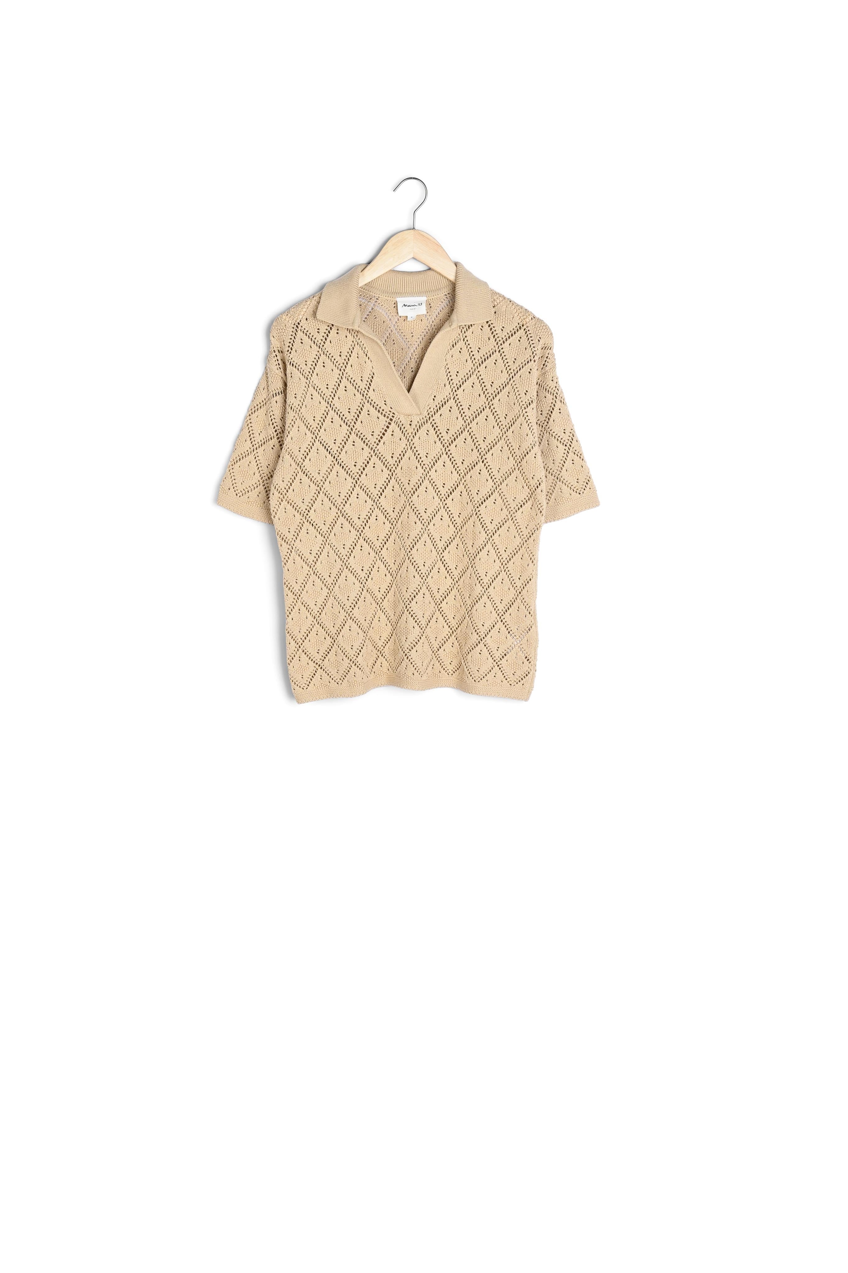 Top en crochet Murray Faume - seconde main