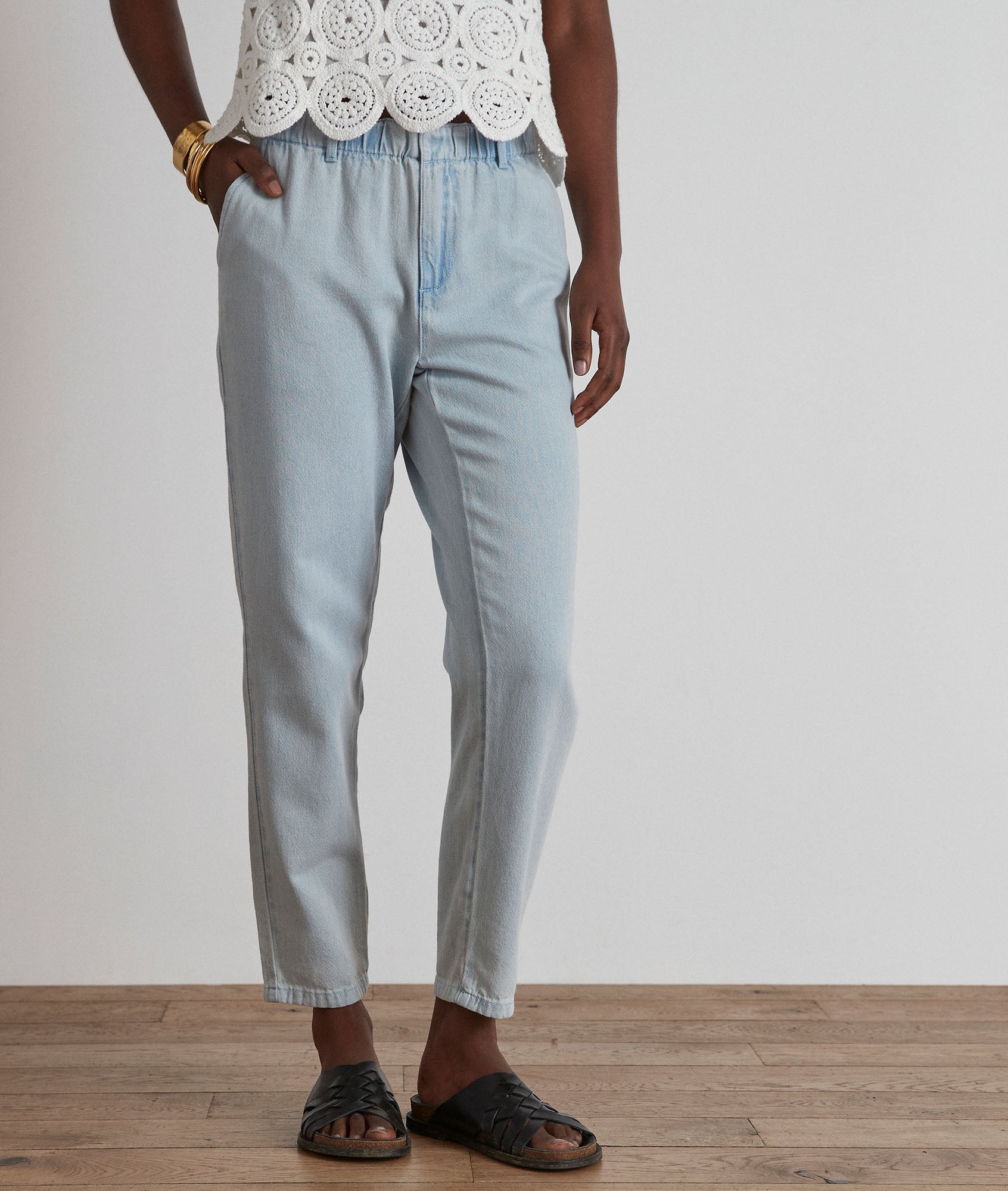 Pantalon chino Sabil Faume - seconde main