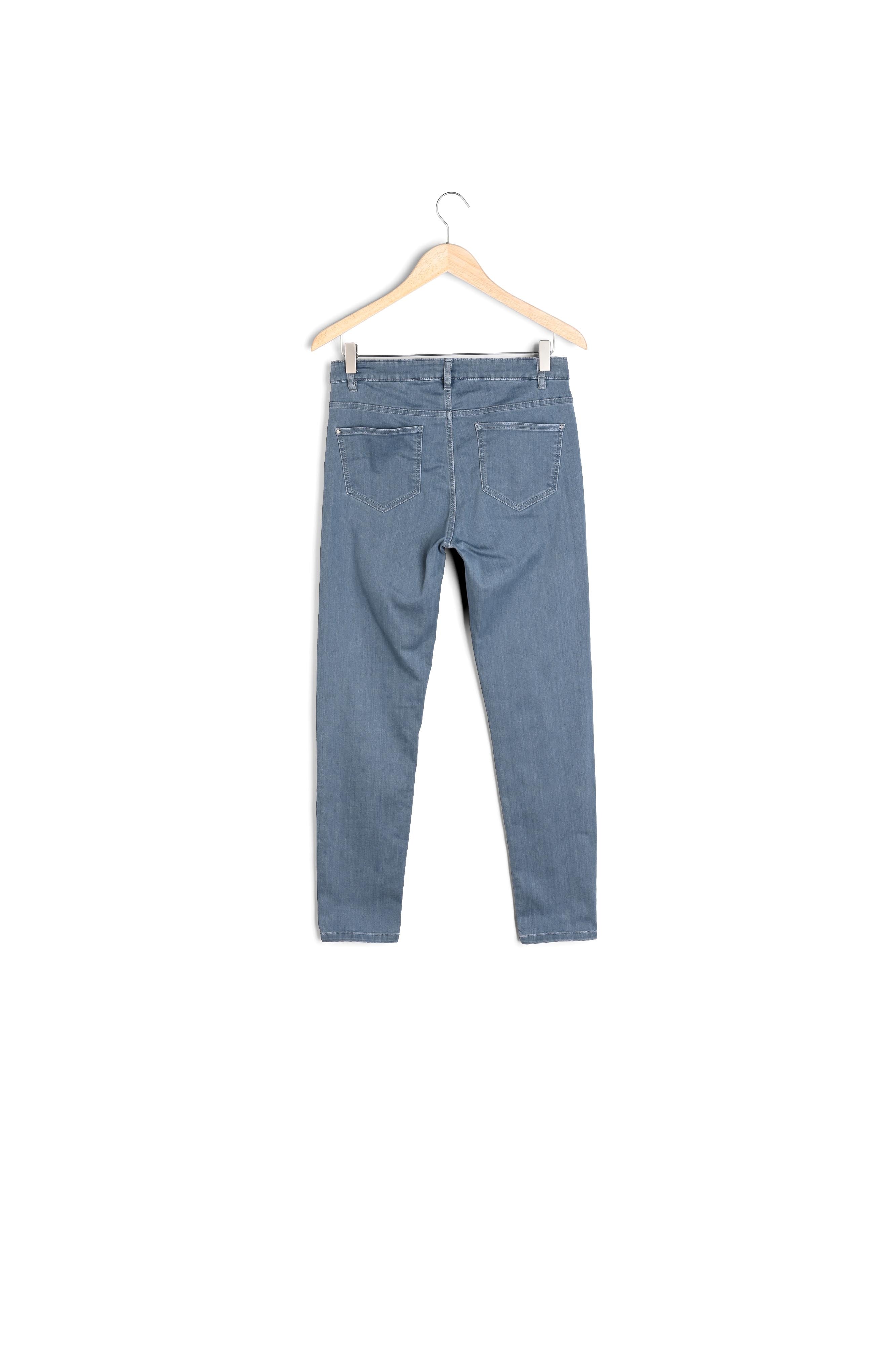 Jean slim en coton bleu gris Nevada Faume - seconde main