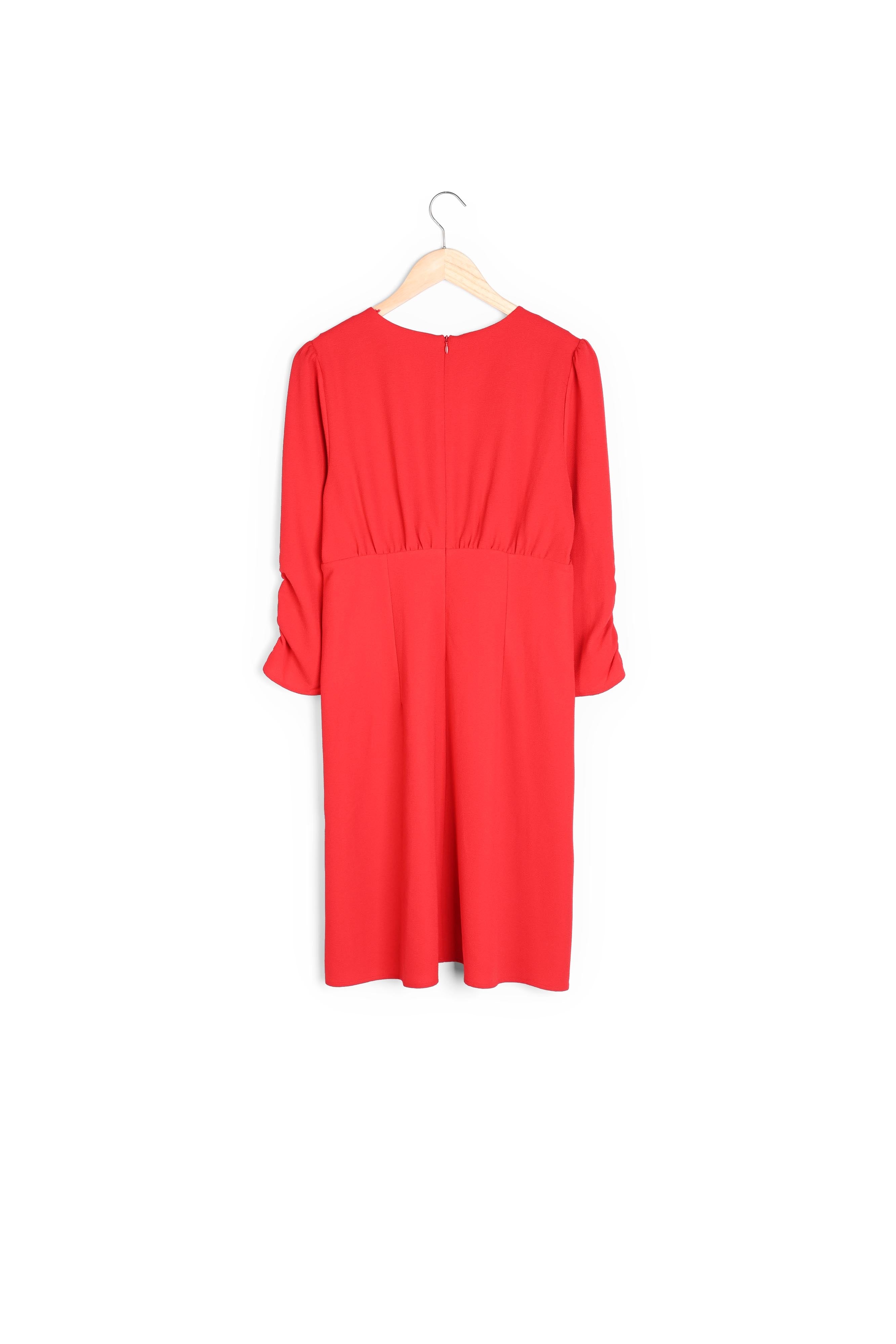 Robe rouge cintrée Ideale Faume - seconde main