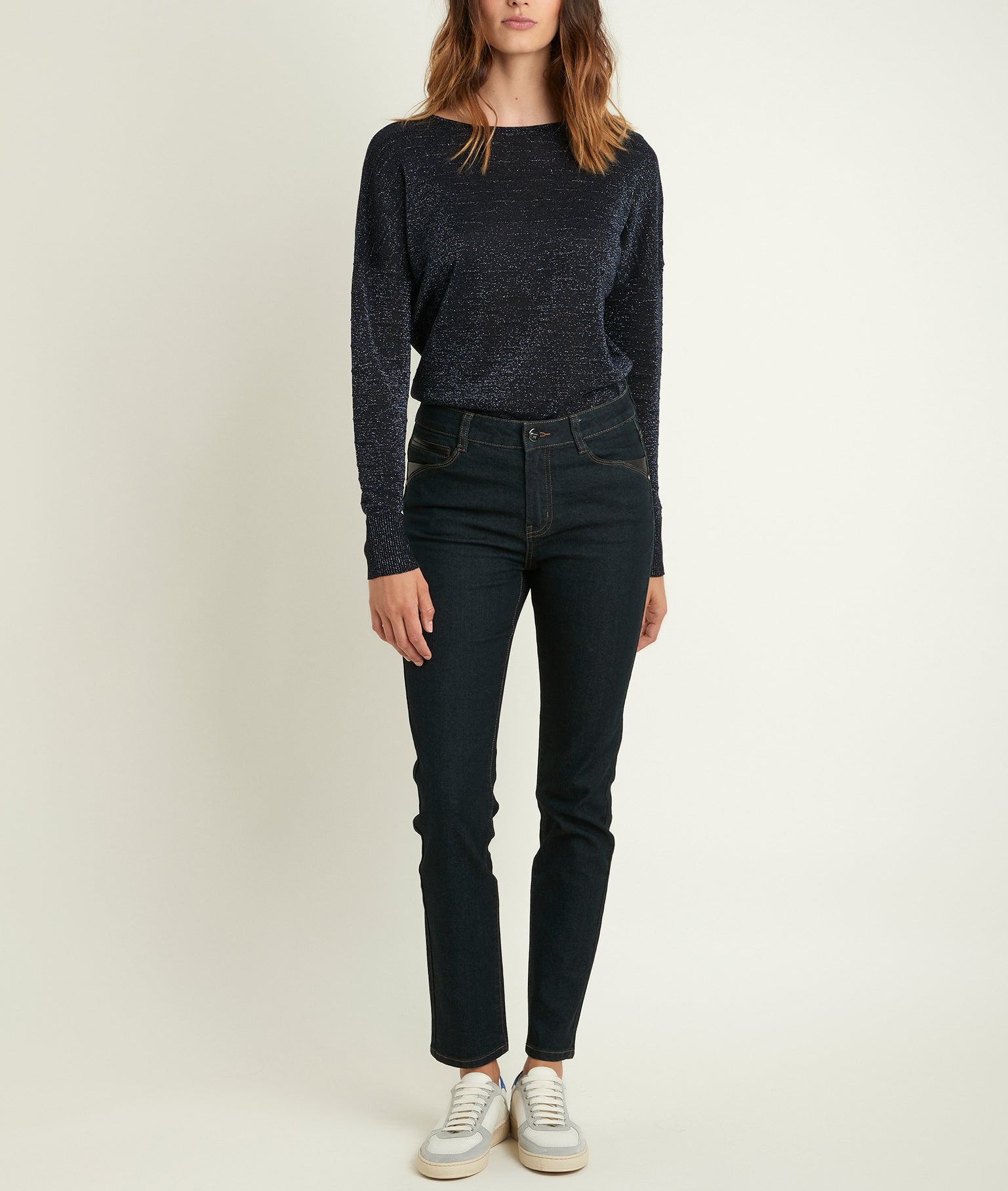 L'iconique slim bimatière Patty Faume - seconde main