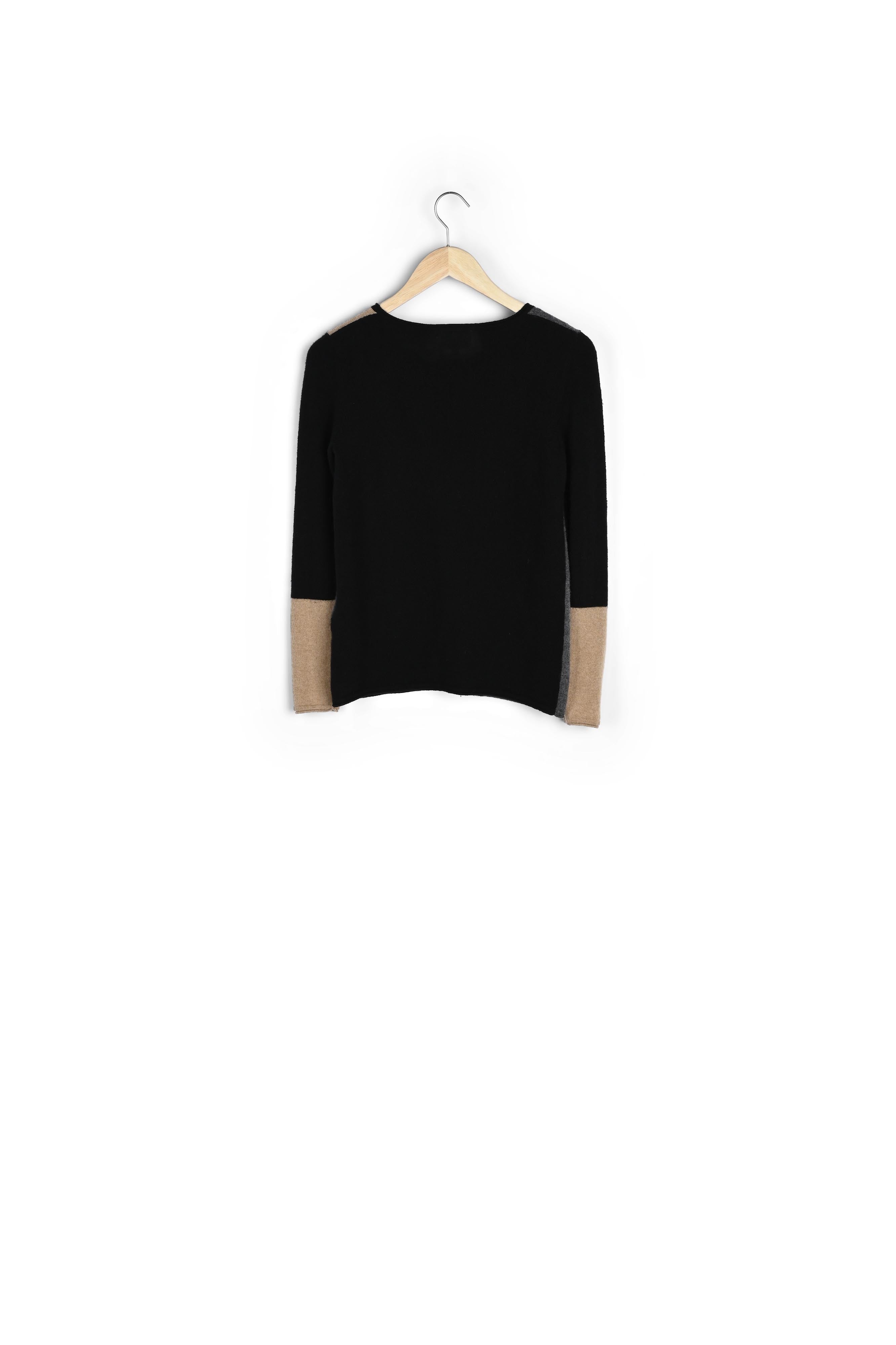 Pull cachemire colorblock Freeze Faume - seconde main