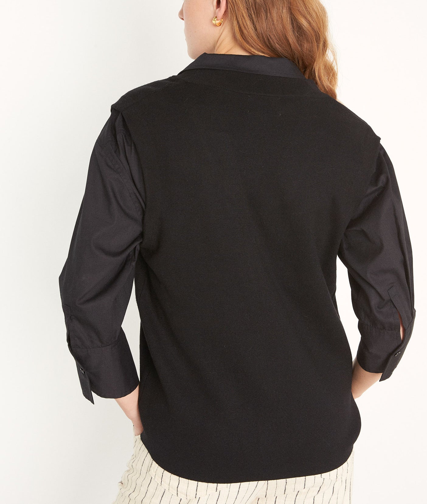 Gilet sans manches en viscose EcoVero noir Brady Faume - seconde main