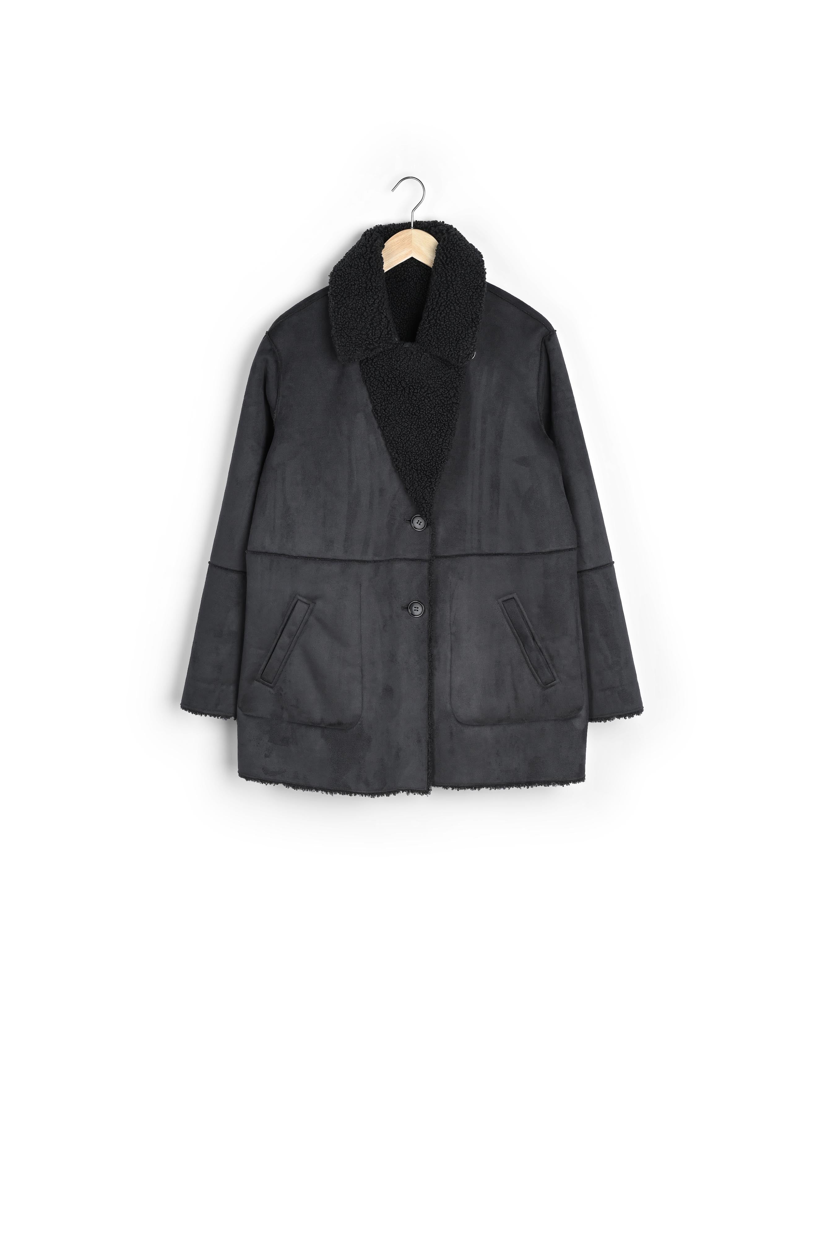 Manteau fourré Odelie Faume - seconde main