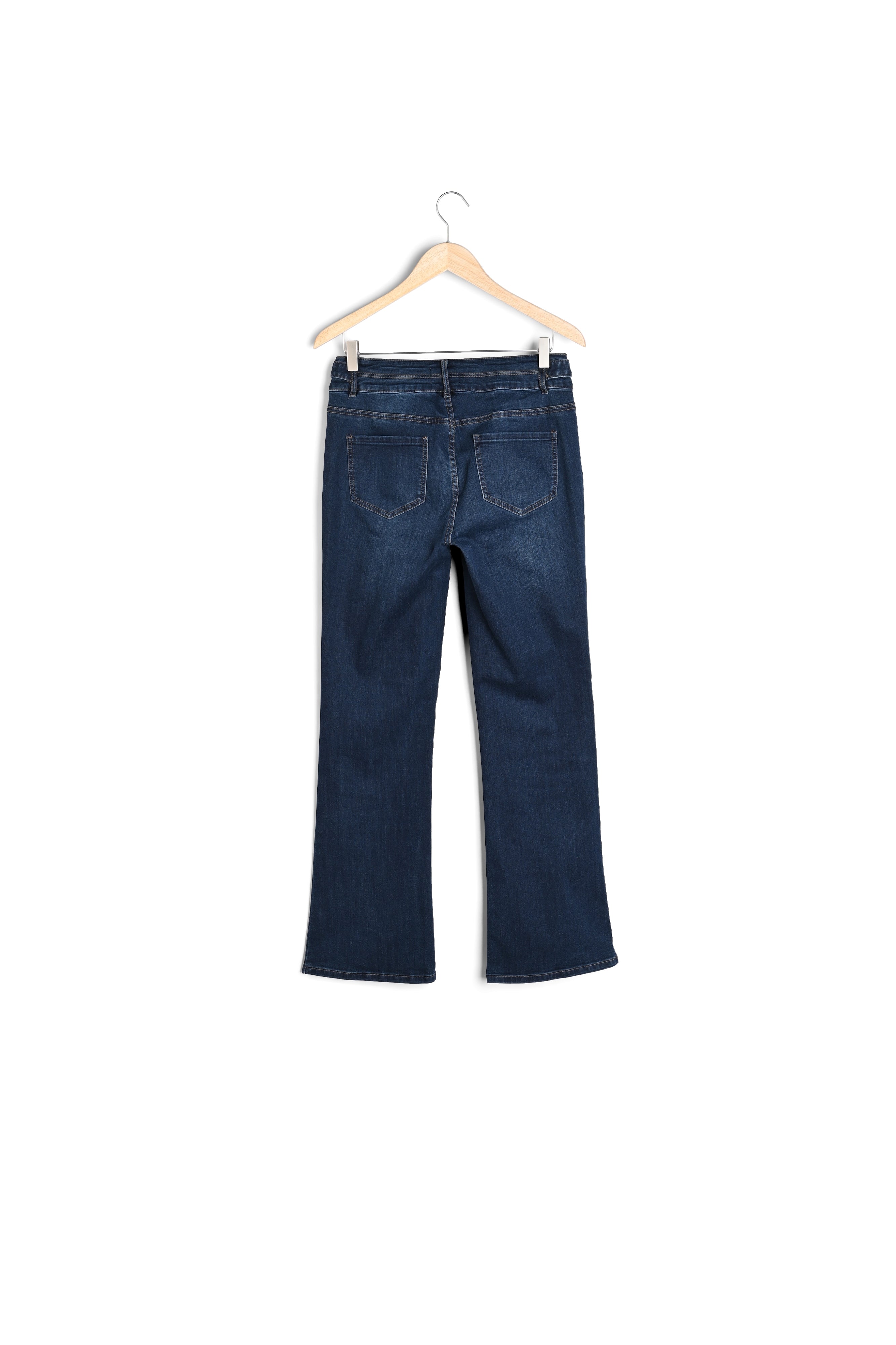 Jean flare en denim brut Pauline Faume - seconde main