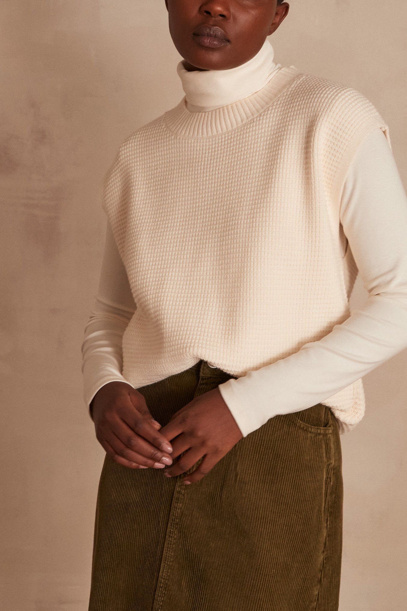 Pull sans manches Lilas Faume - seconde main