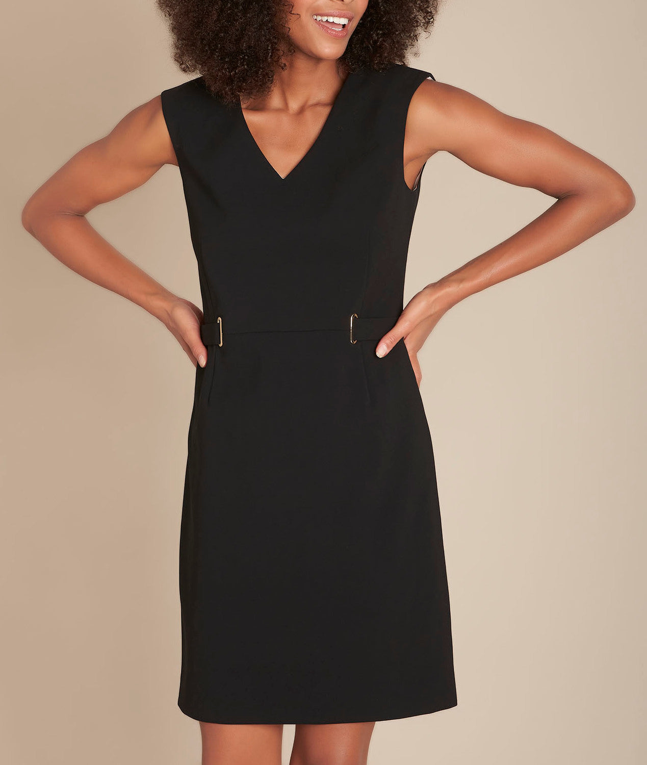 Robe en microfibre noire Idem Faume - seconde main