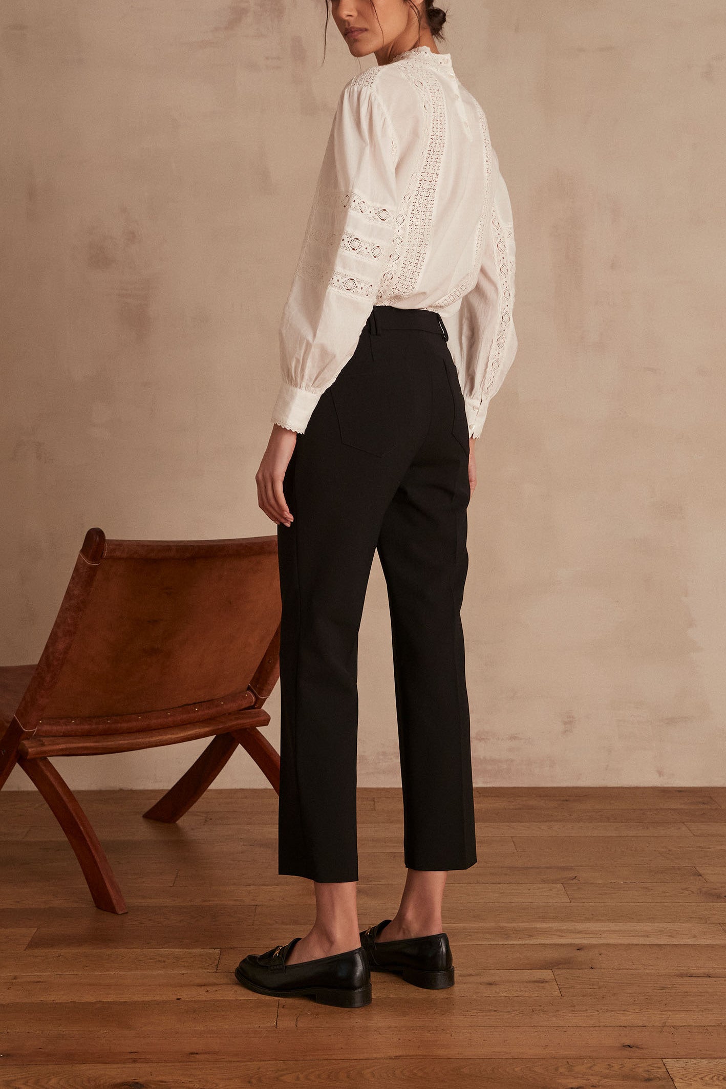 Pantalon de tailleur Patience Faume - seconde main