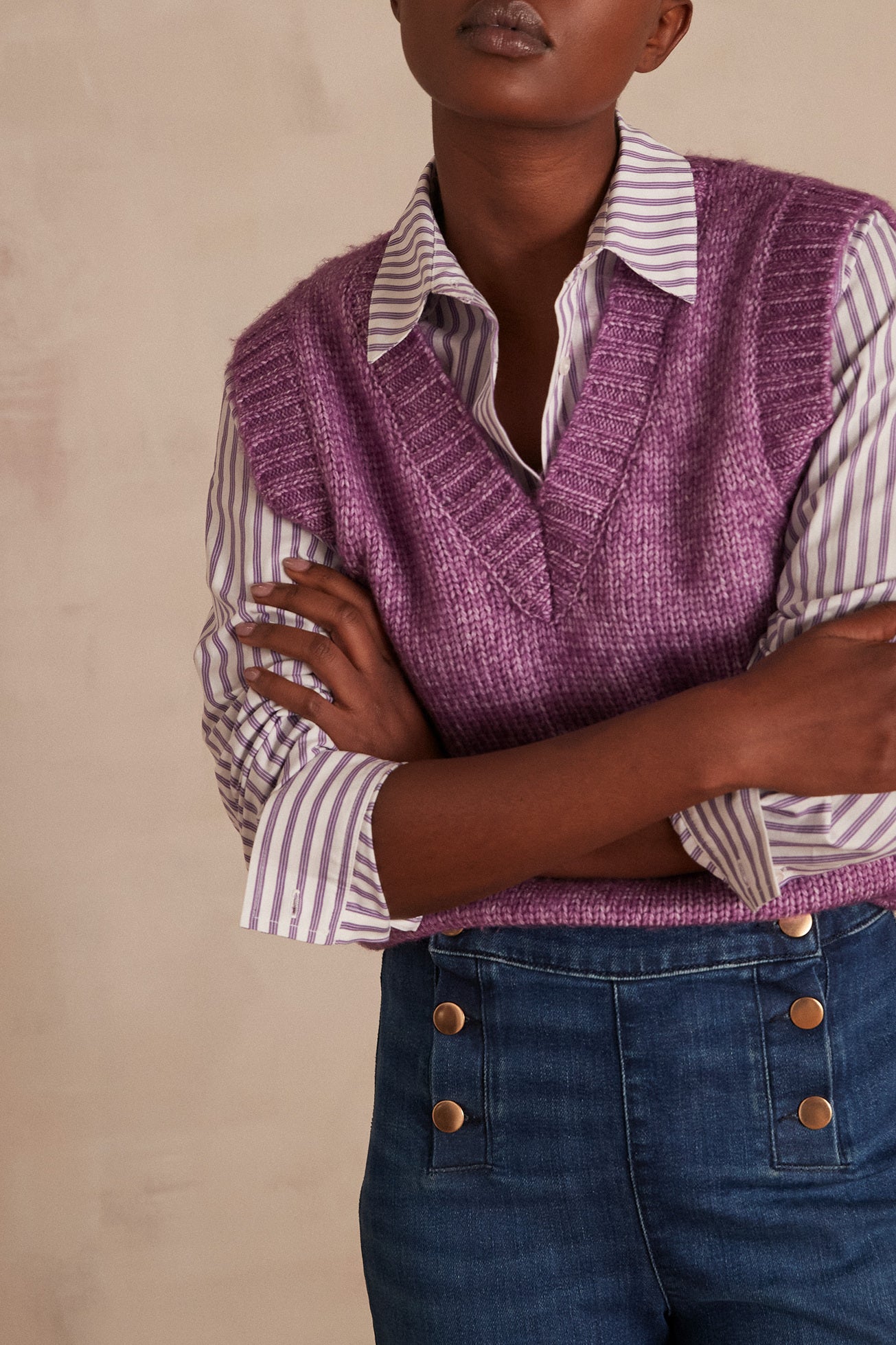 Pull sans manches Leila Faume - seconde main